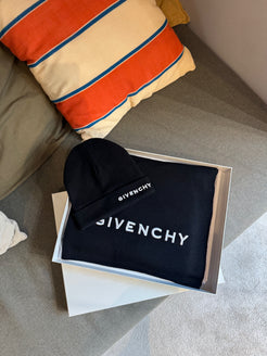 Givenchy Wool Scarf & Beanie Set