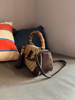 Gucci 1947 Bamboo Medium Bag Monogram