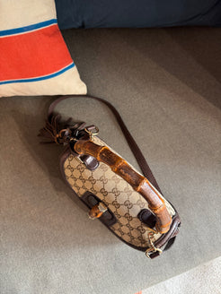 Gucci 1947 Bamboo Medium Bag Monogram