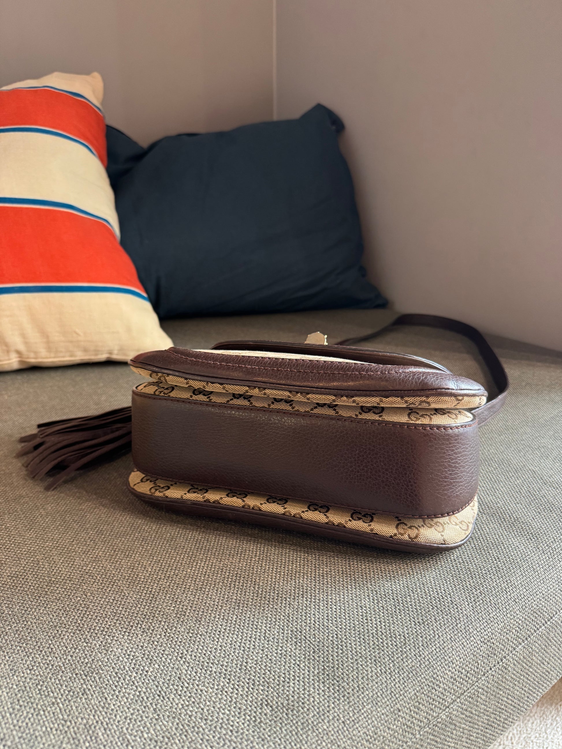Gucci 1947 Bamboo Medium Bag Monogram