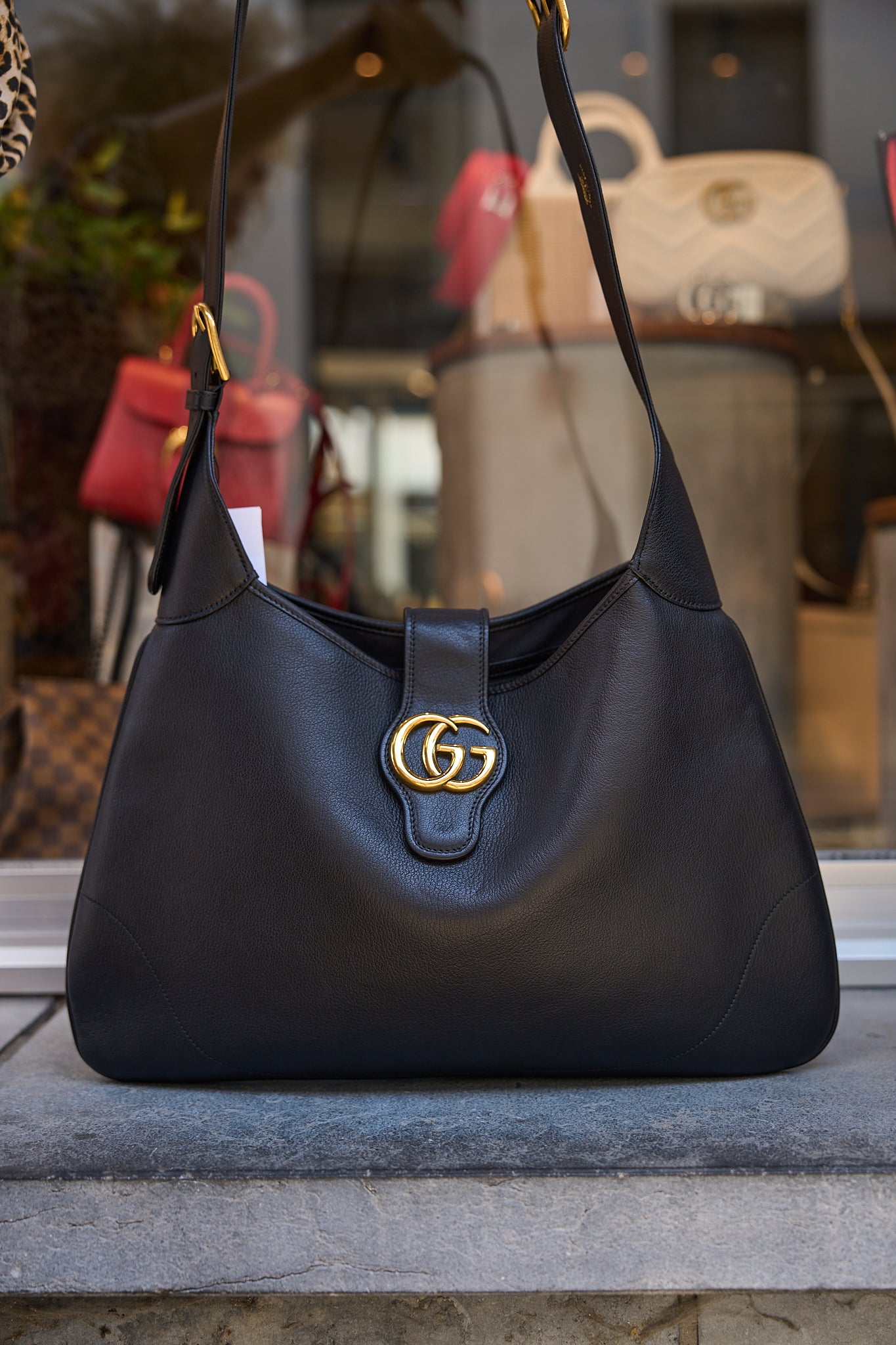 Gucci Black Large Aphrodite Bag