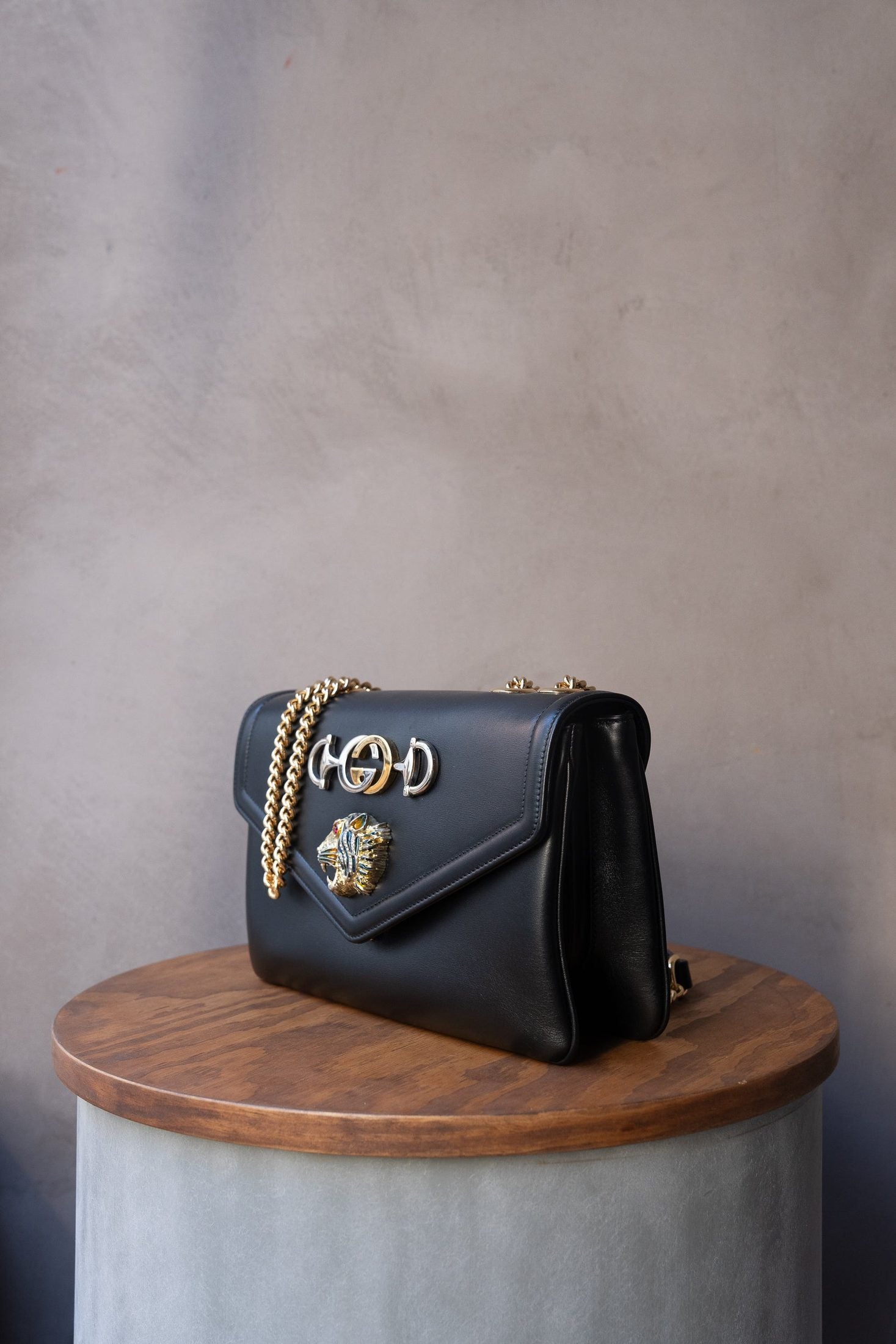 Gucci Black Rajah Bag