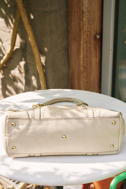 Gucci Embossed Monogram Top Handle Bag