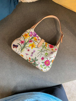 Gucci Floral Canvas Jackie Bag
