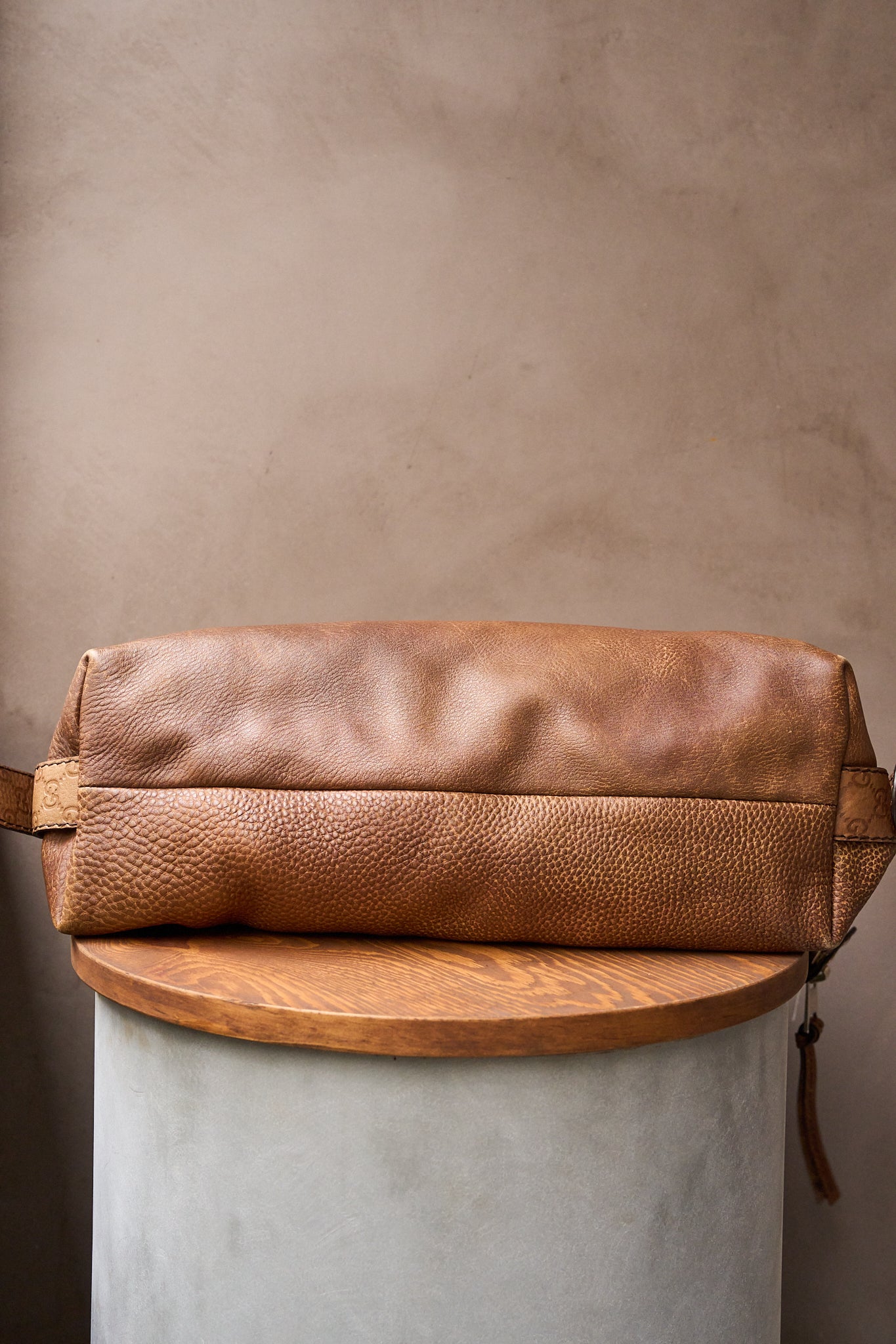 Gucci GG Bamboo Large Leather Shoulder Bag