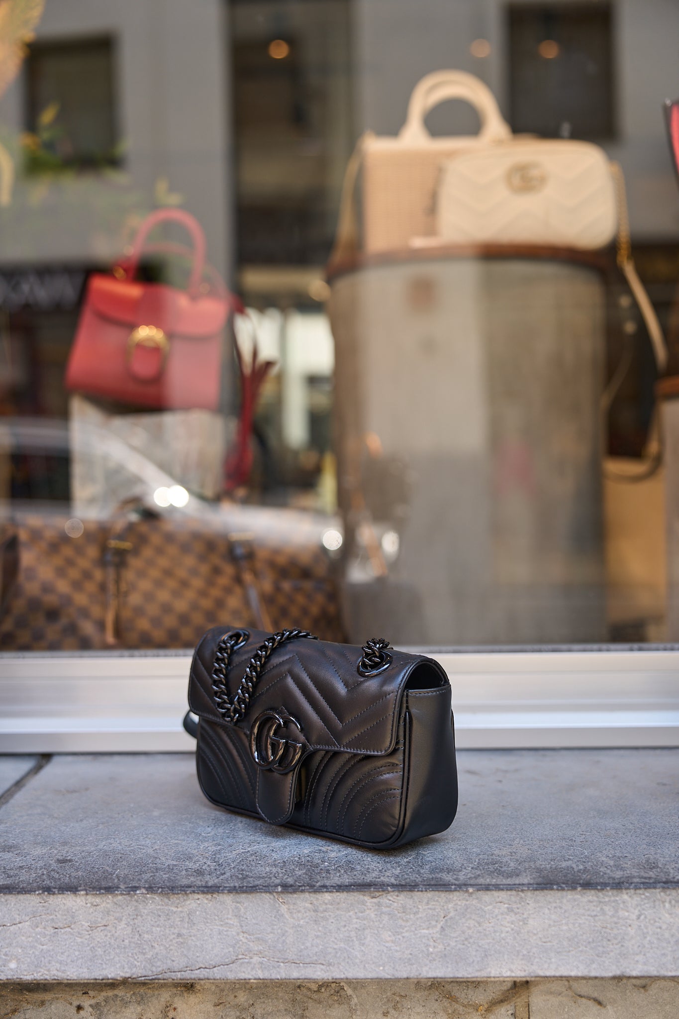 Gucci GG Marmont Black small shoulder bag