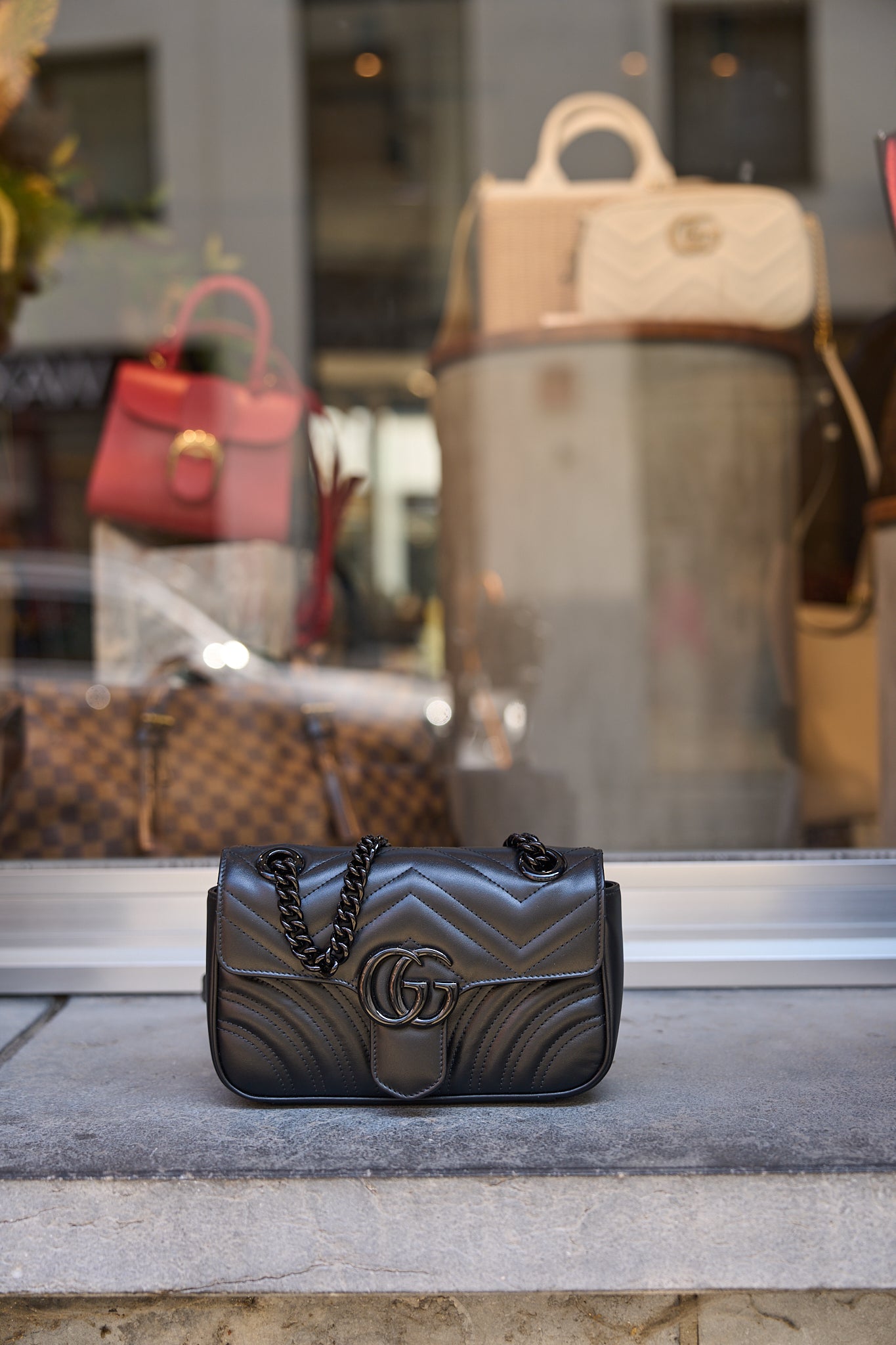 Gucci GG Marmont Black small shoulder bag