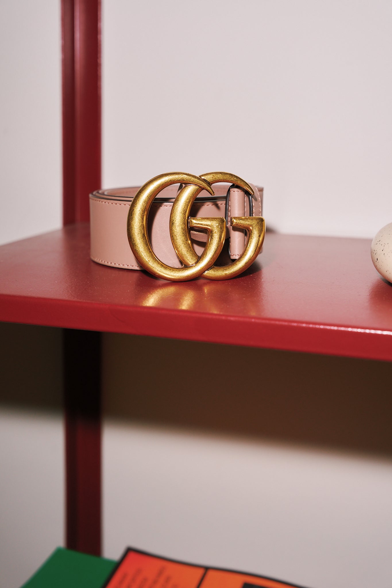 Gucci Marmont Taupe Belt