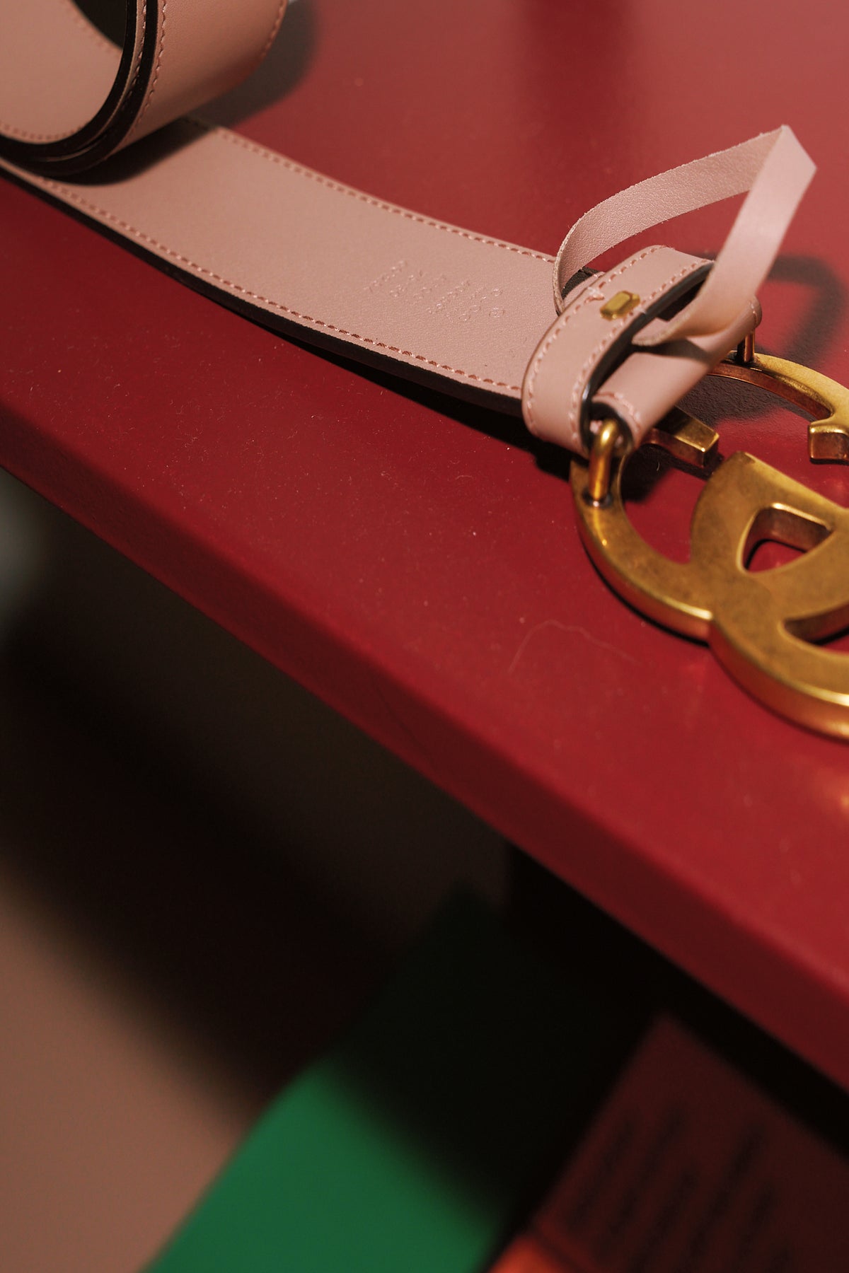Gucci Marmont Taupe Belt