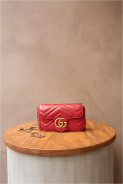 Gucci Mini Marmont Red Crossover Bag
