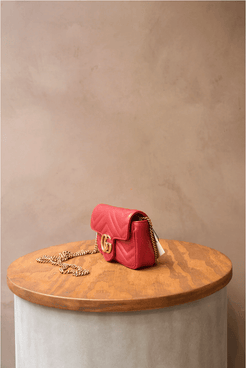 Gucci Mini Marmont Red Crossover Bag