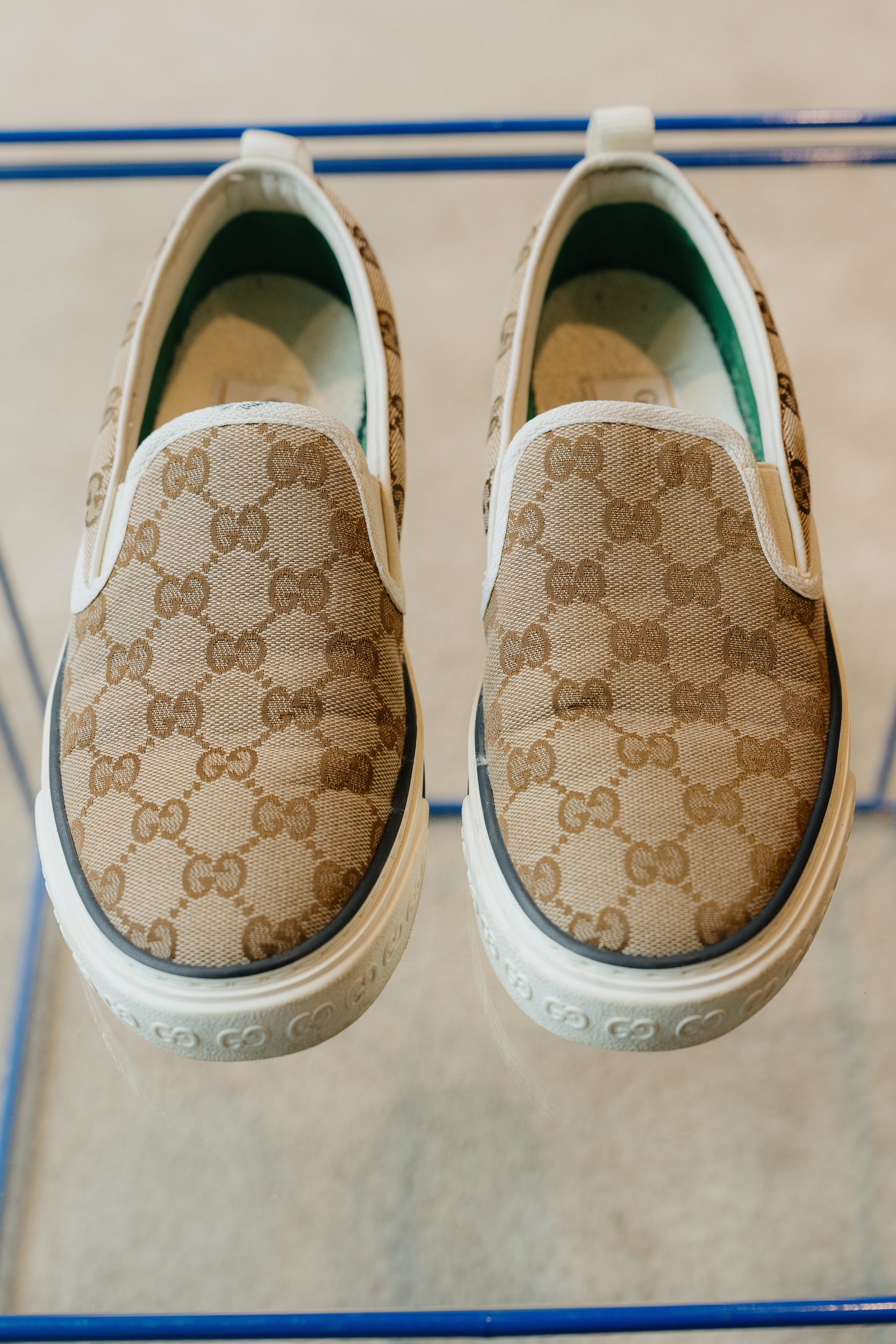 Gucci Monogram Slip-On Sneakers