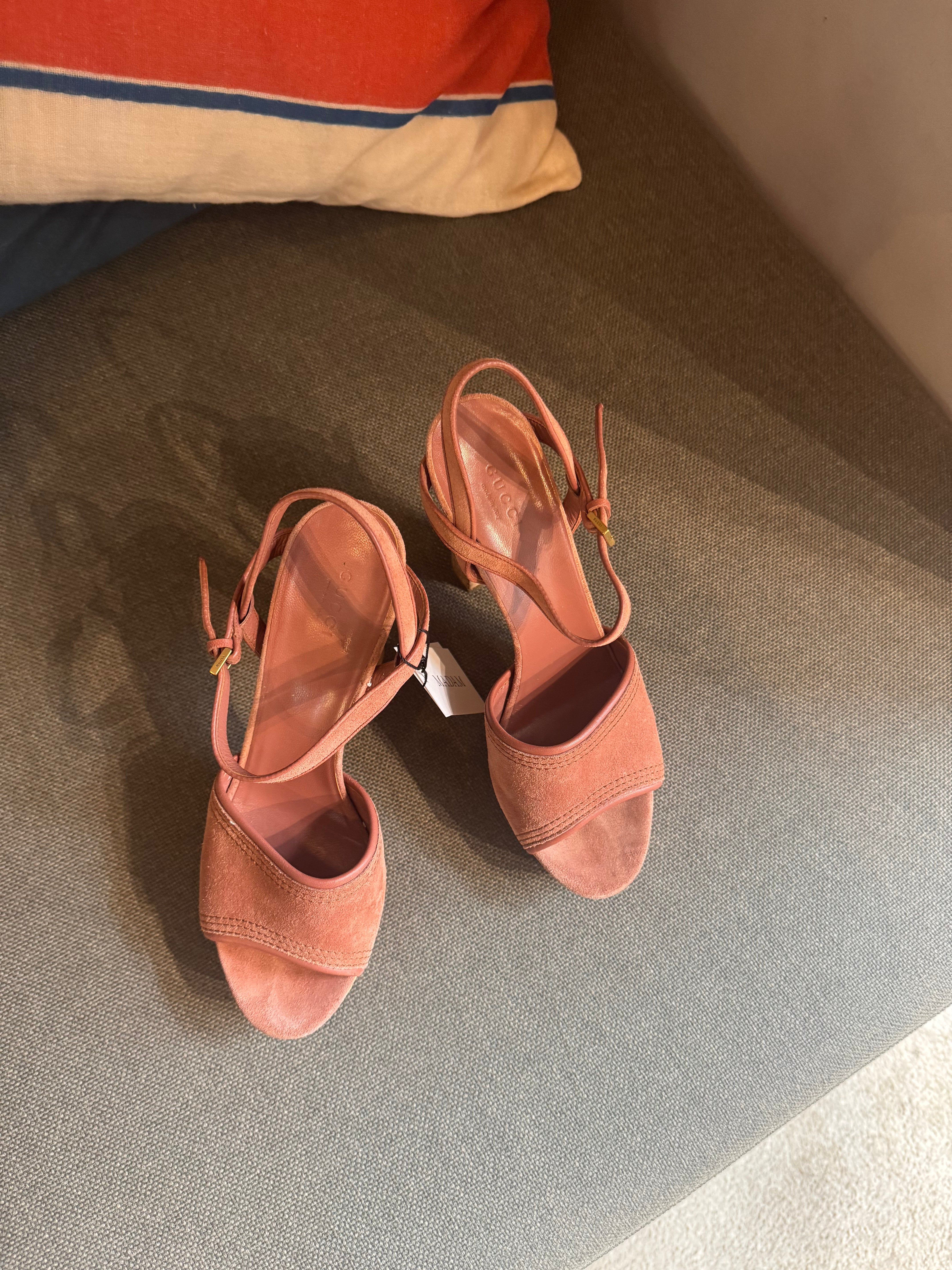 Gucci Pink Platform Heels