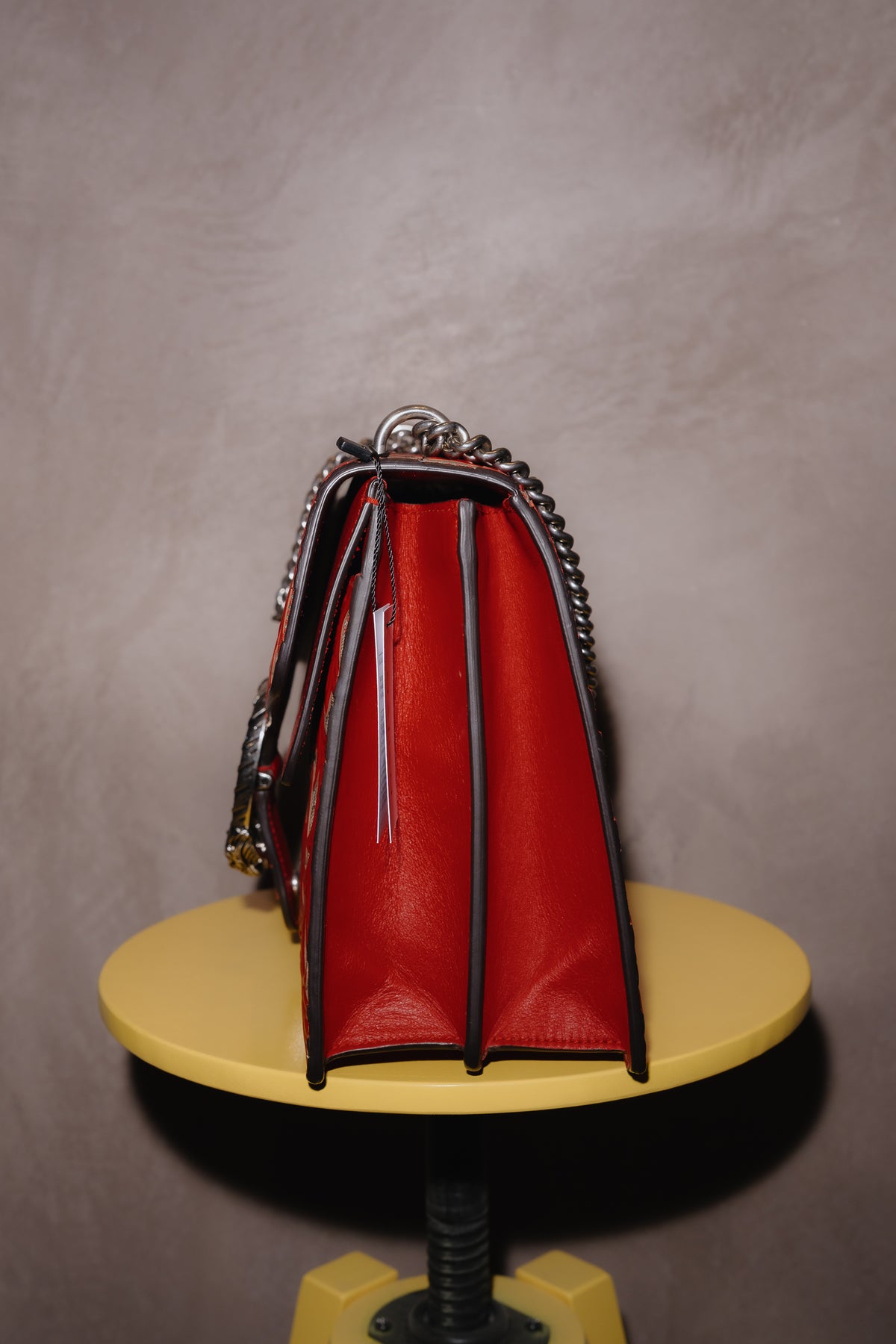Gucci Red Arabesque GG Dionysus Medium Bag