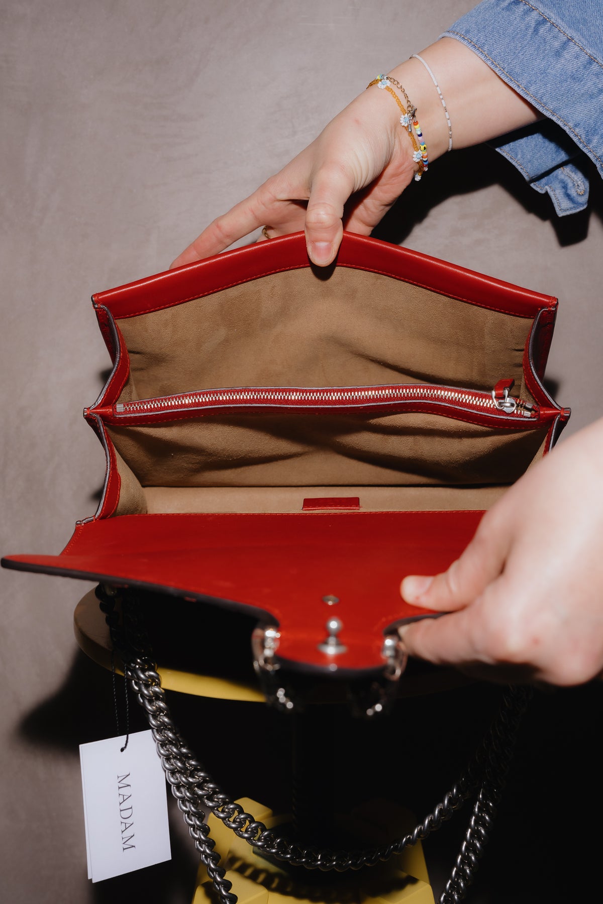 Gucci Red Arabesque GG Dionysus Medium Bag