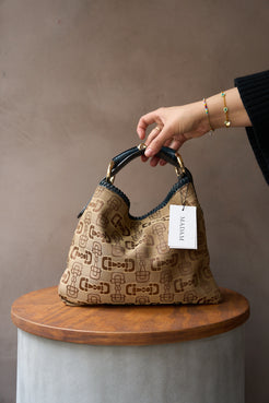 Gucci Vintage Horsebit Top Handle Bag