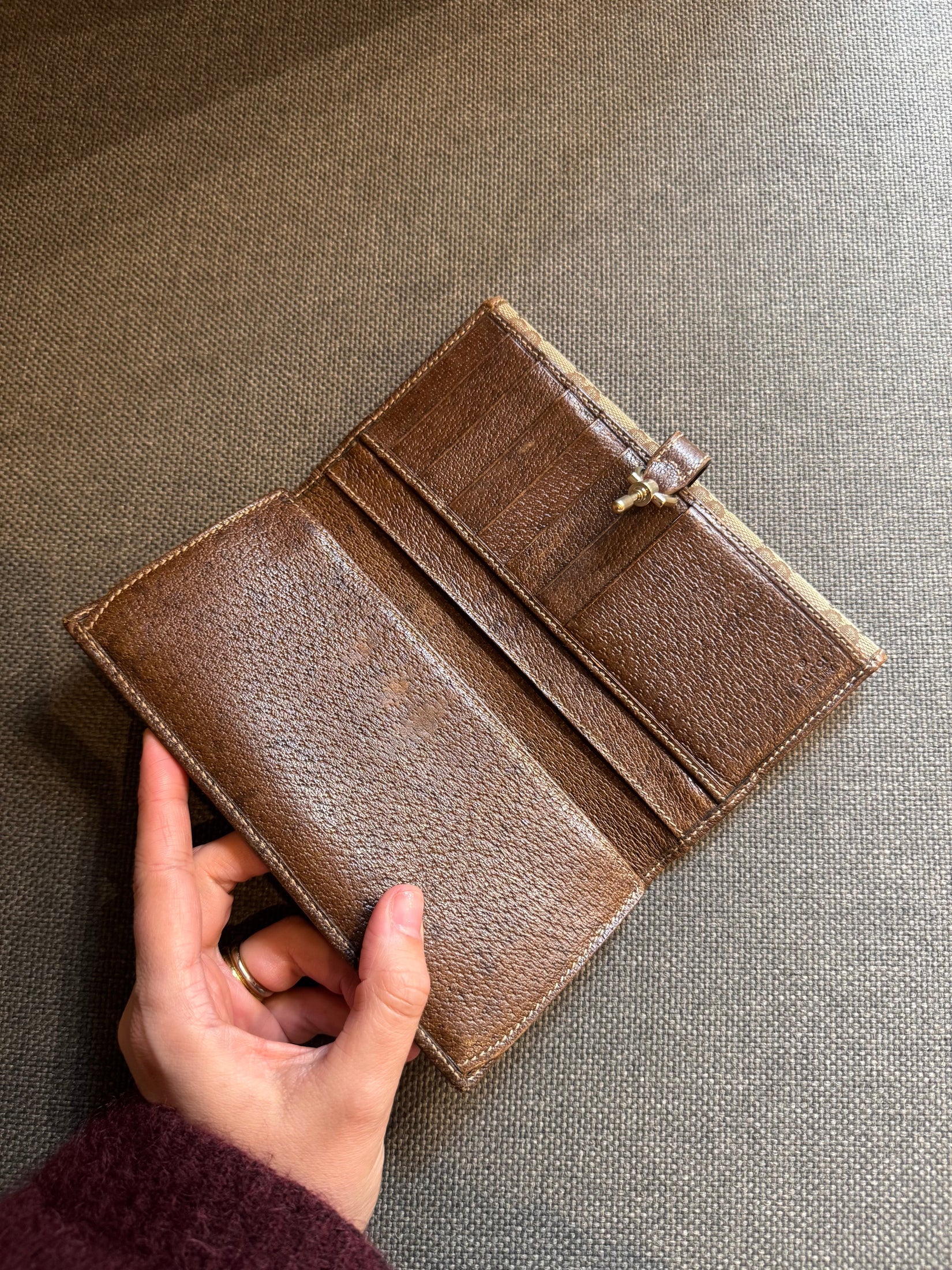 Gucci Vintage Monogram Wallet
