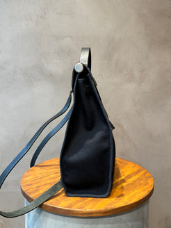 Hermès Black Herbag Backpack