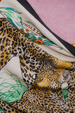 Hermès Jungle Love Giant Triangle Scarf