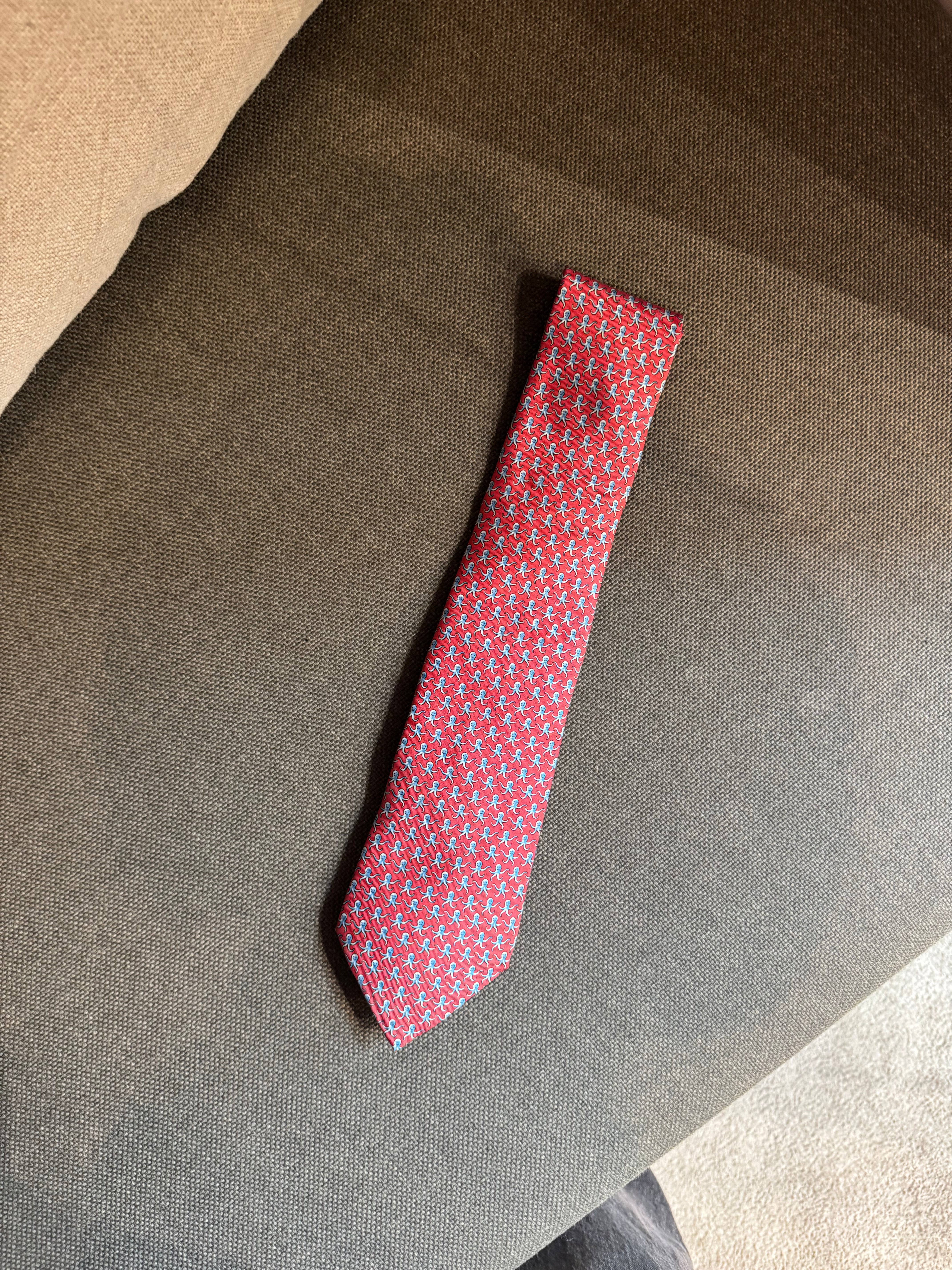 Hermès Octopus Silk Tie