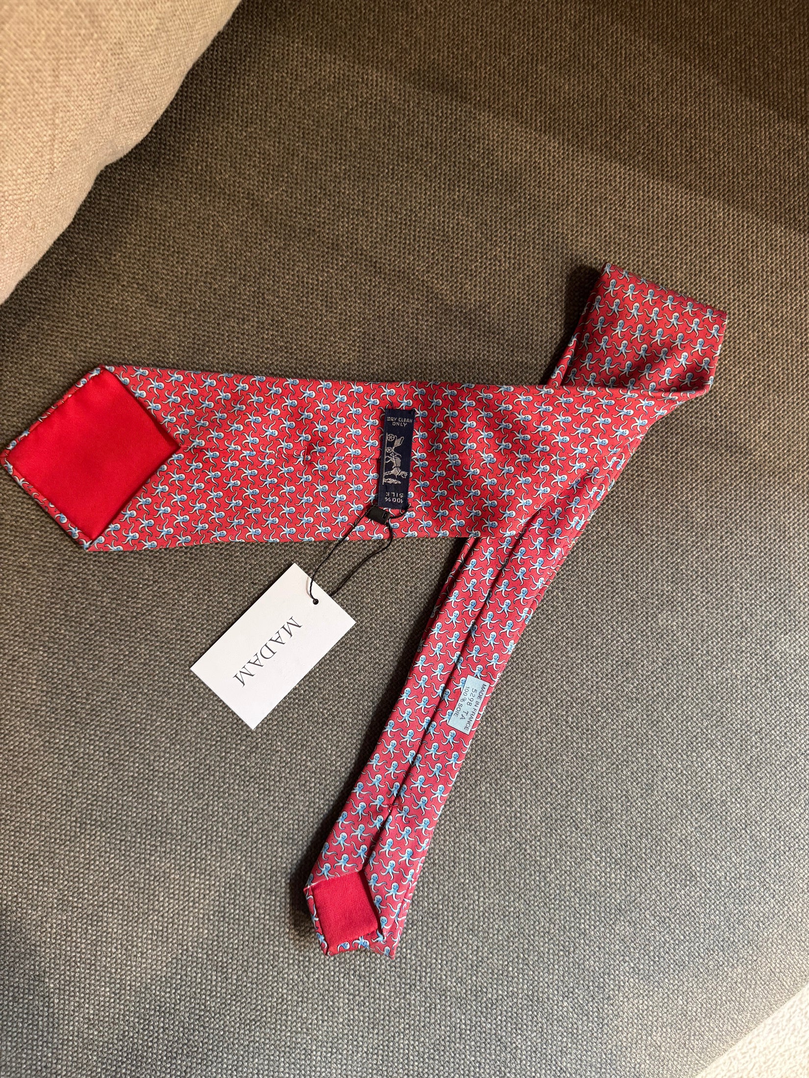 Hermès Octopus Silk Tie