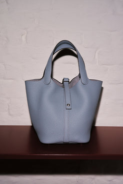 Hermès Picotin 18 – Taurillon Clémence Gris Pantin