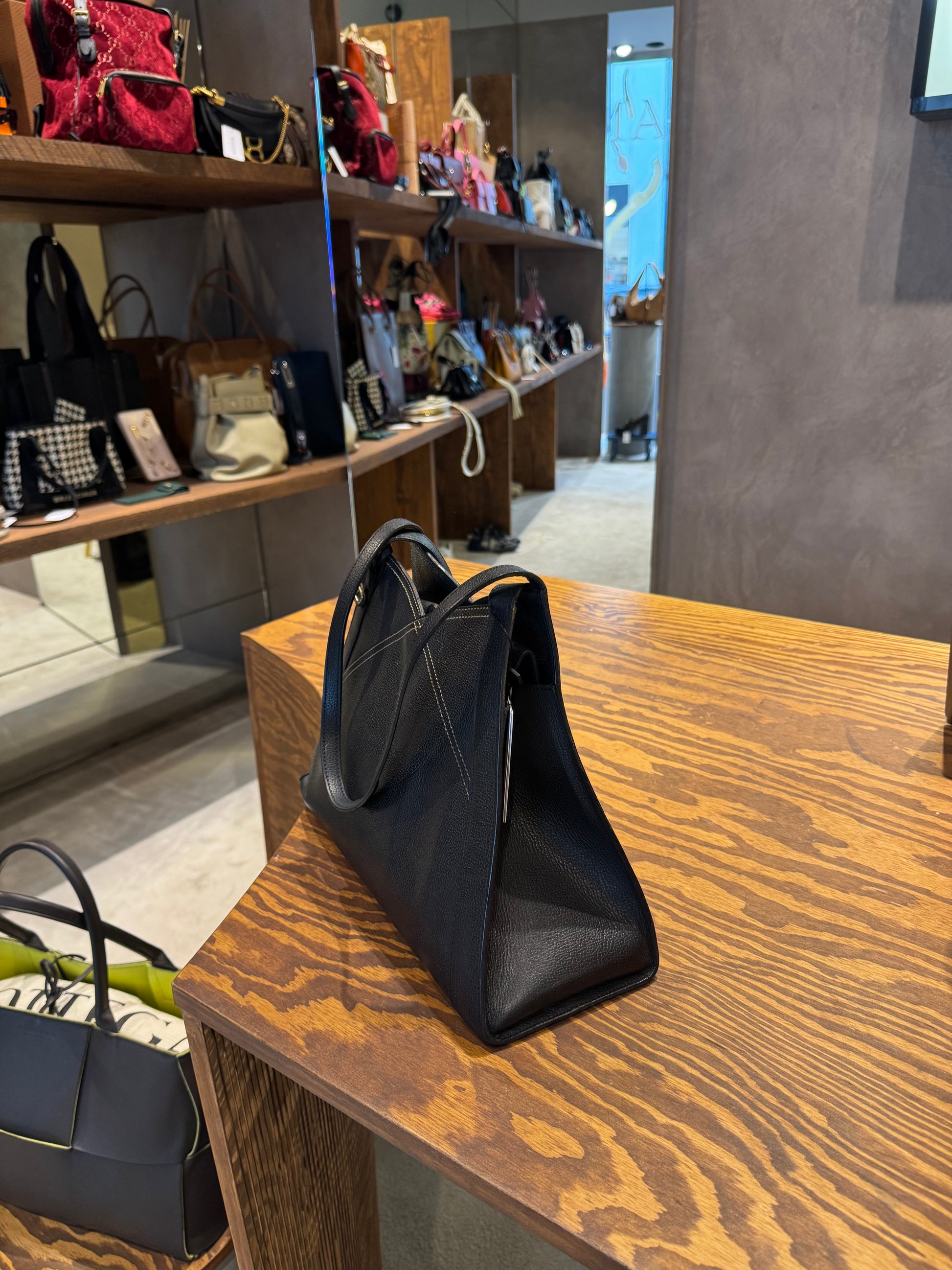 Delvaux Soupir Black Shoulder Bag