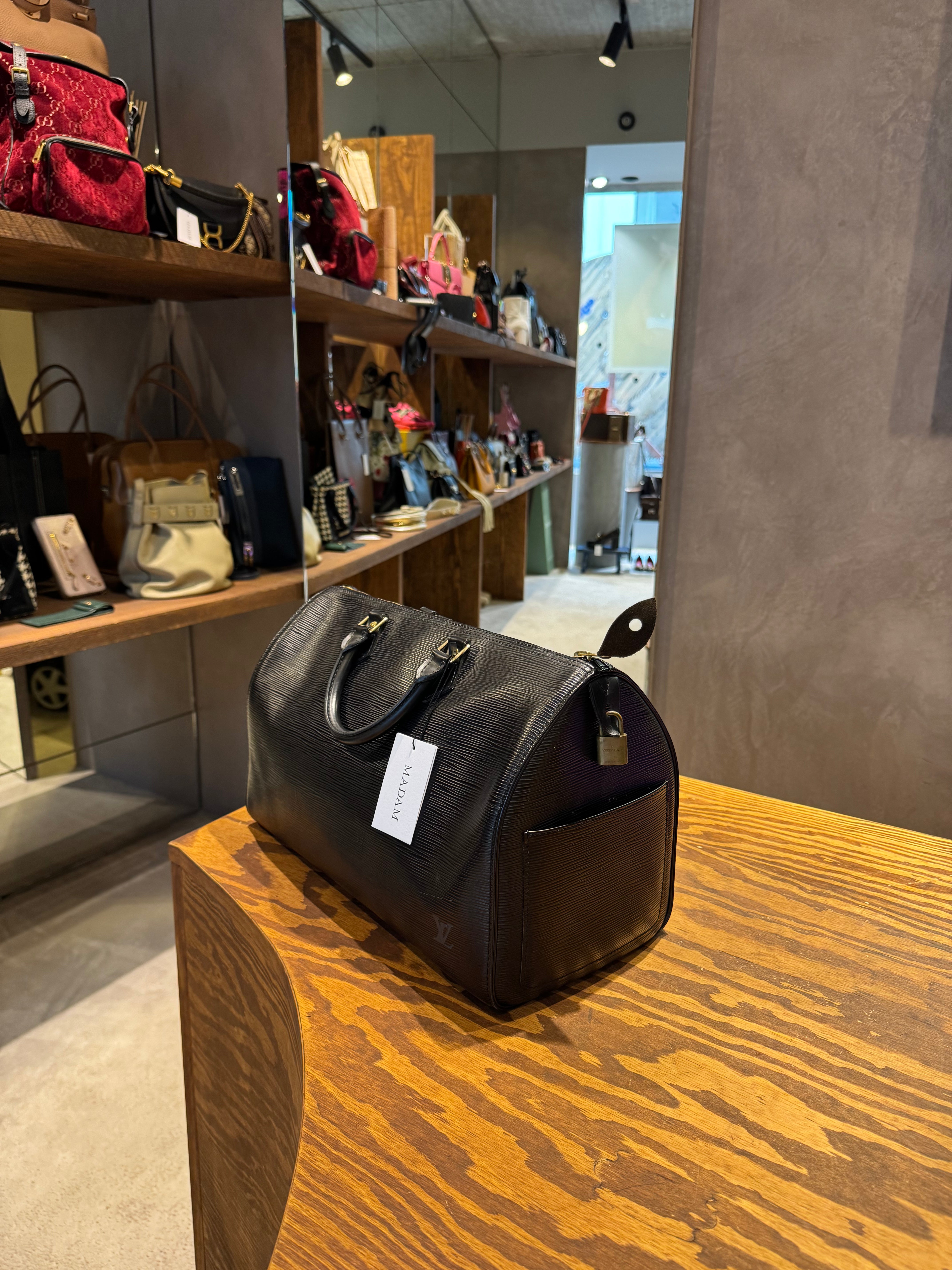 Louis Vuitton Speedy Epi Leather 35 Bag