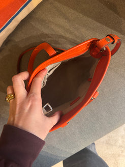 Gucci Orange Monogram Crossover bag