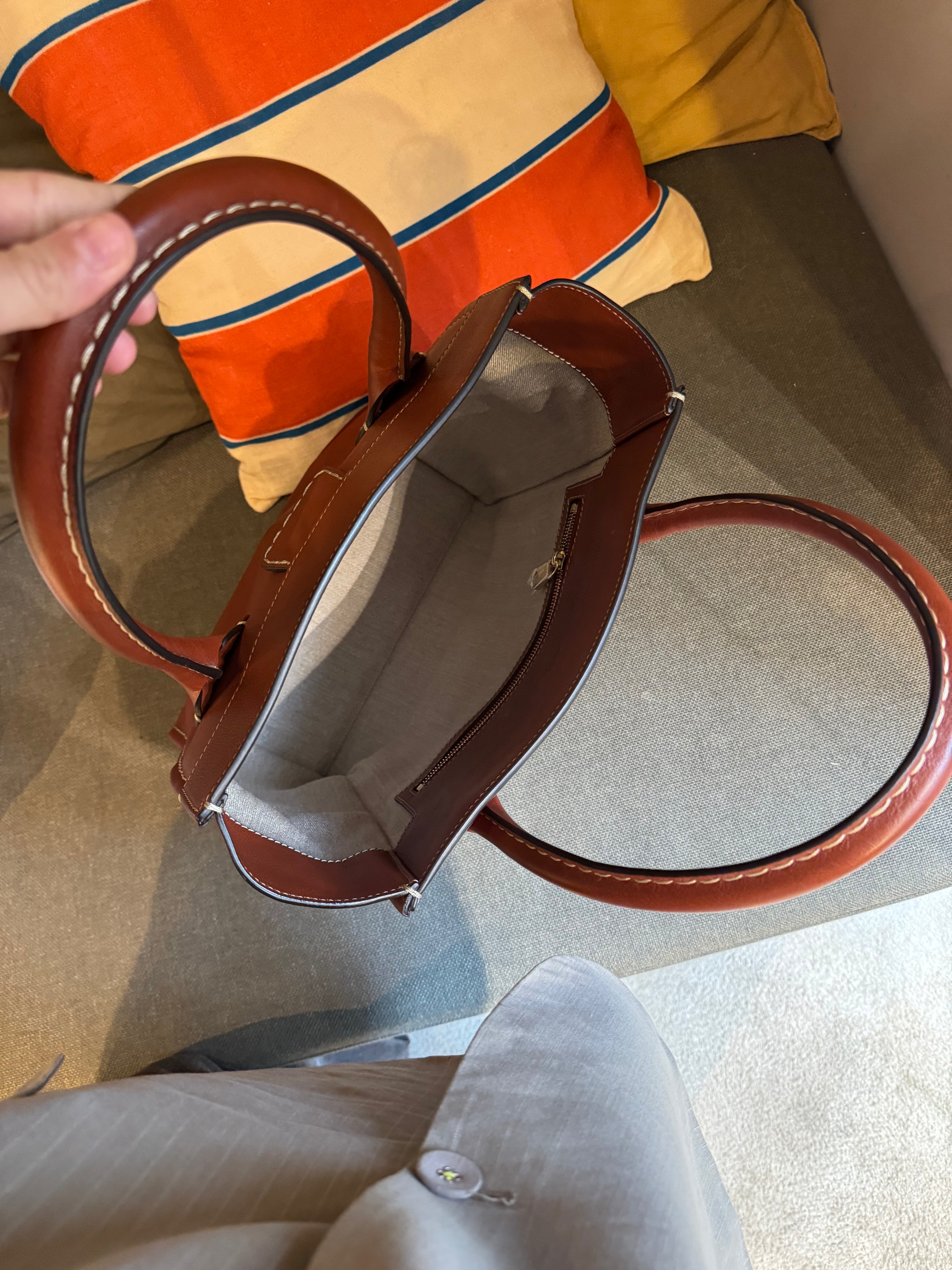 Chloé Brown Edith Large Leather Tote