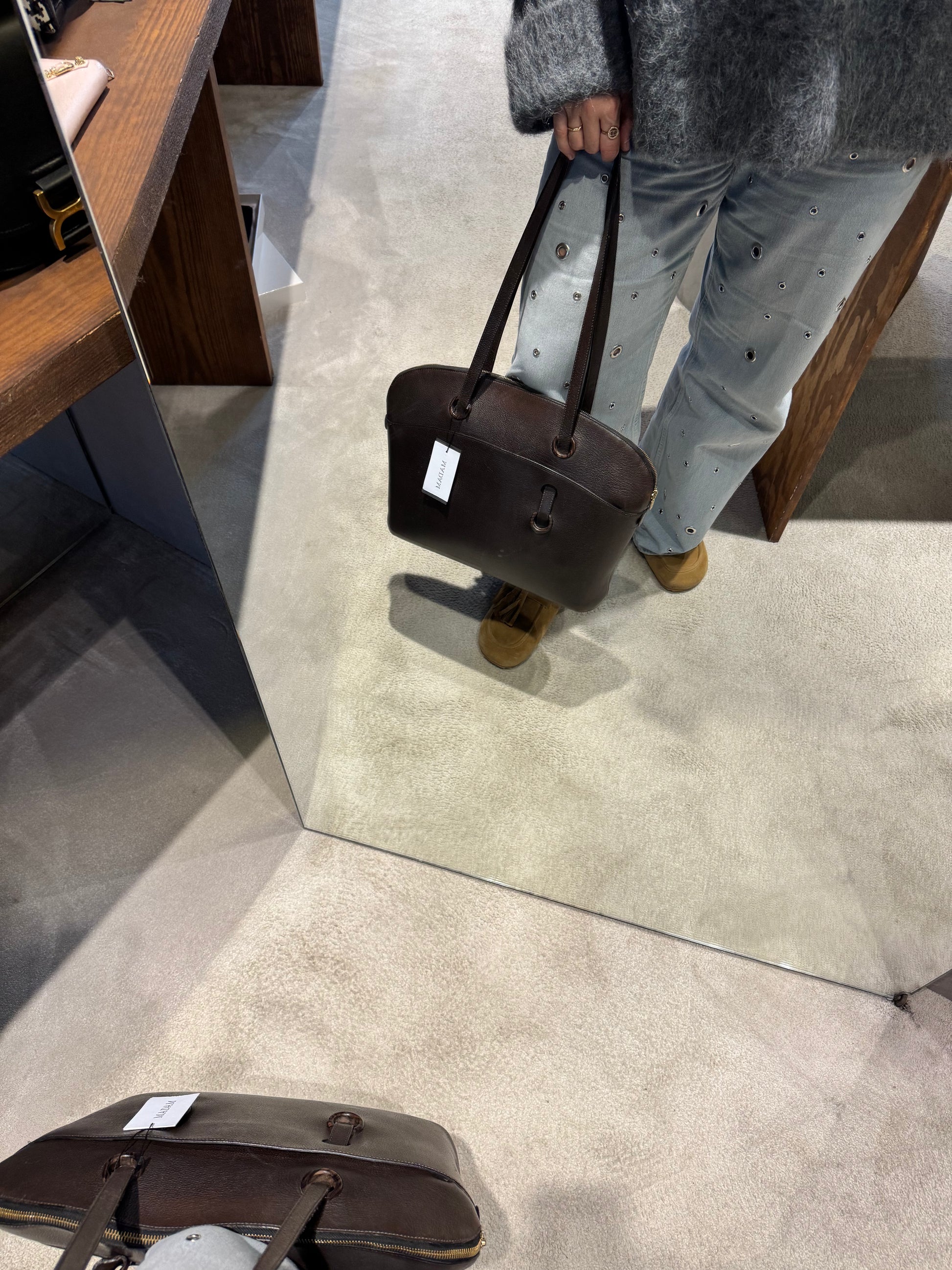 Delvaux Vintage Brown Shoulder Bag