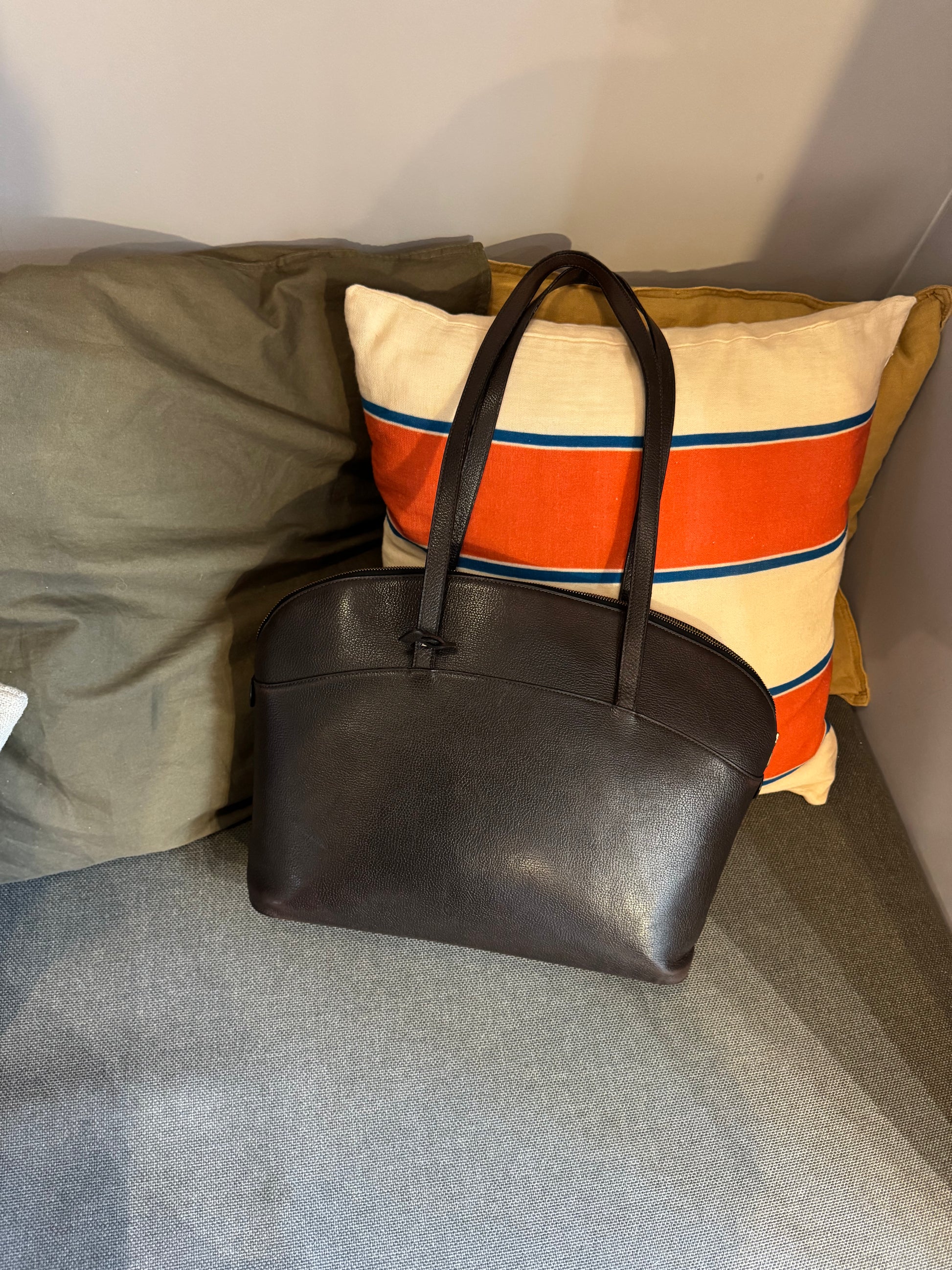 Delvaux Vintage Brown Shoulder Bag