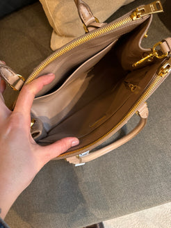 Prada Bicolor Galleria Saffiano Leather Medium Bag