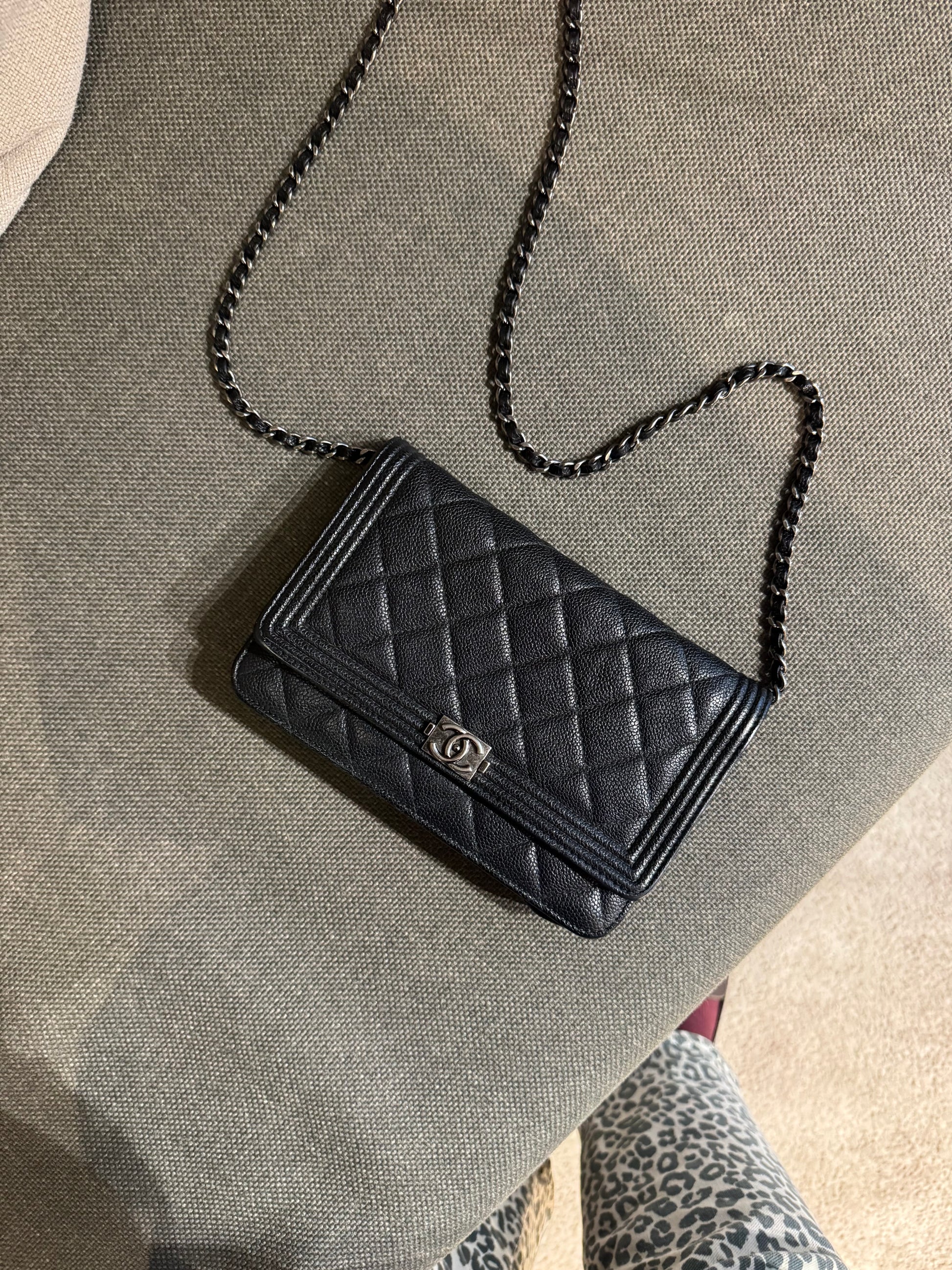 Chanel Boy Wallet On Chain