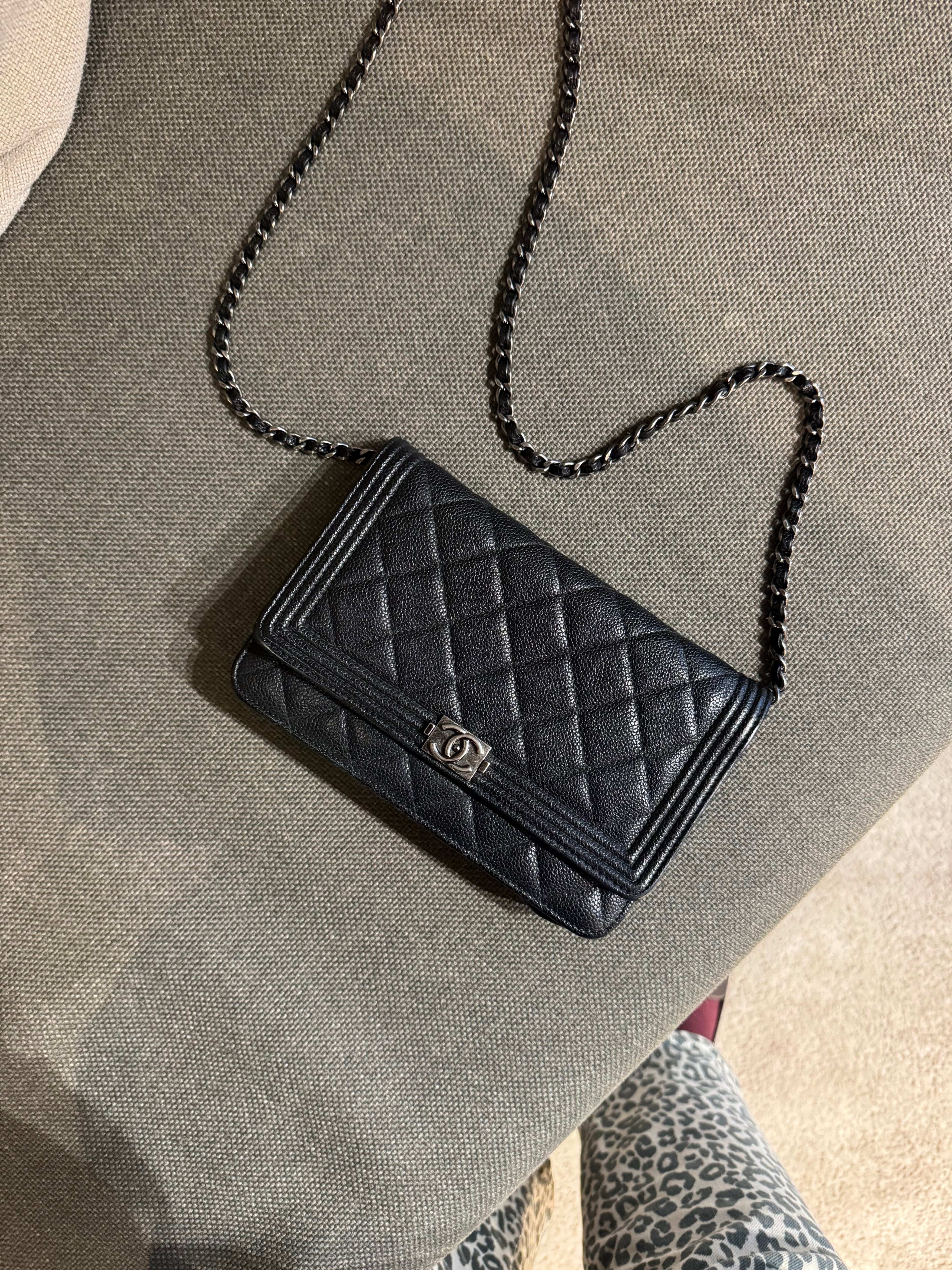 Chanel Boy Wallet On Chain