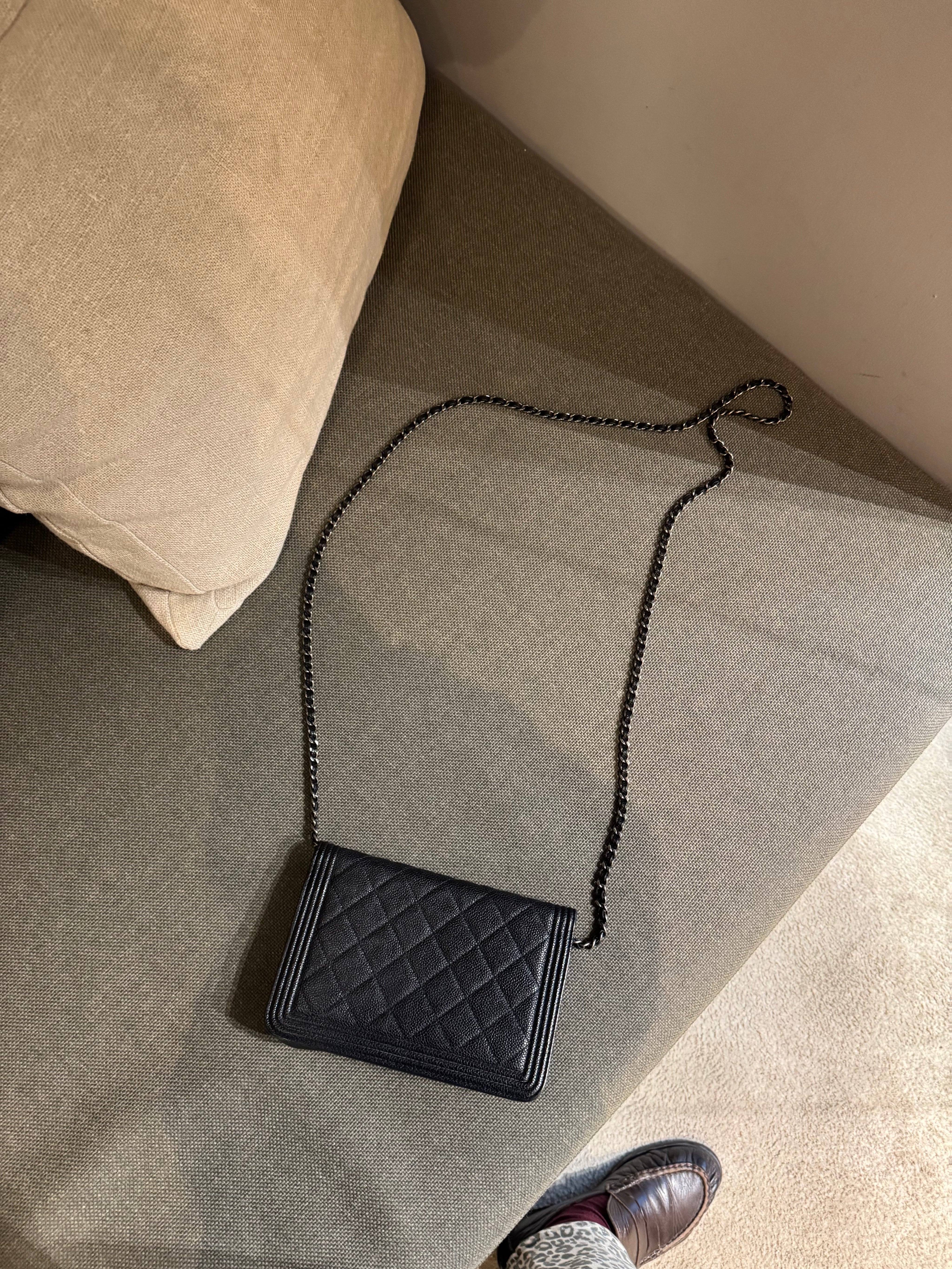 Chanel Boy Wallet On Chain