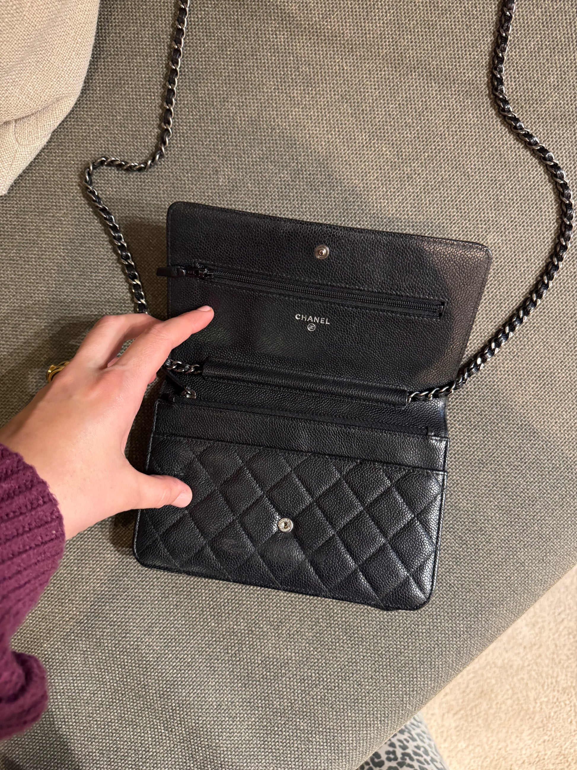 Chanel Boy Wallet On Chain