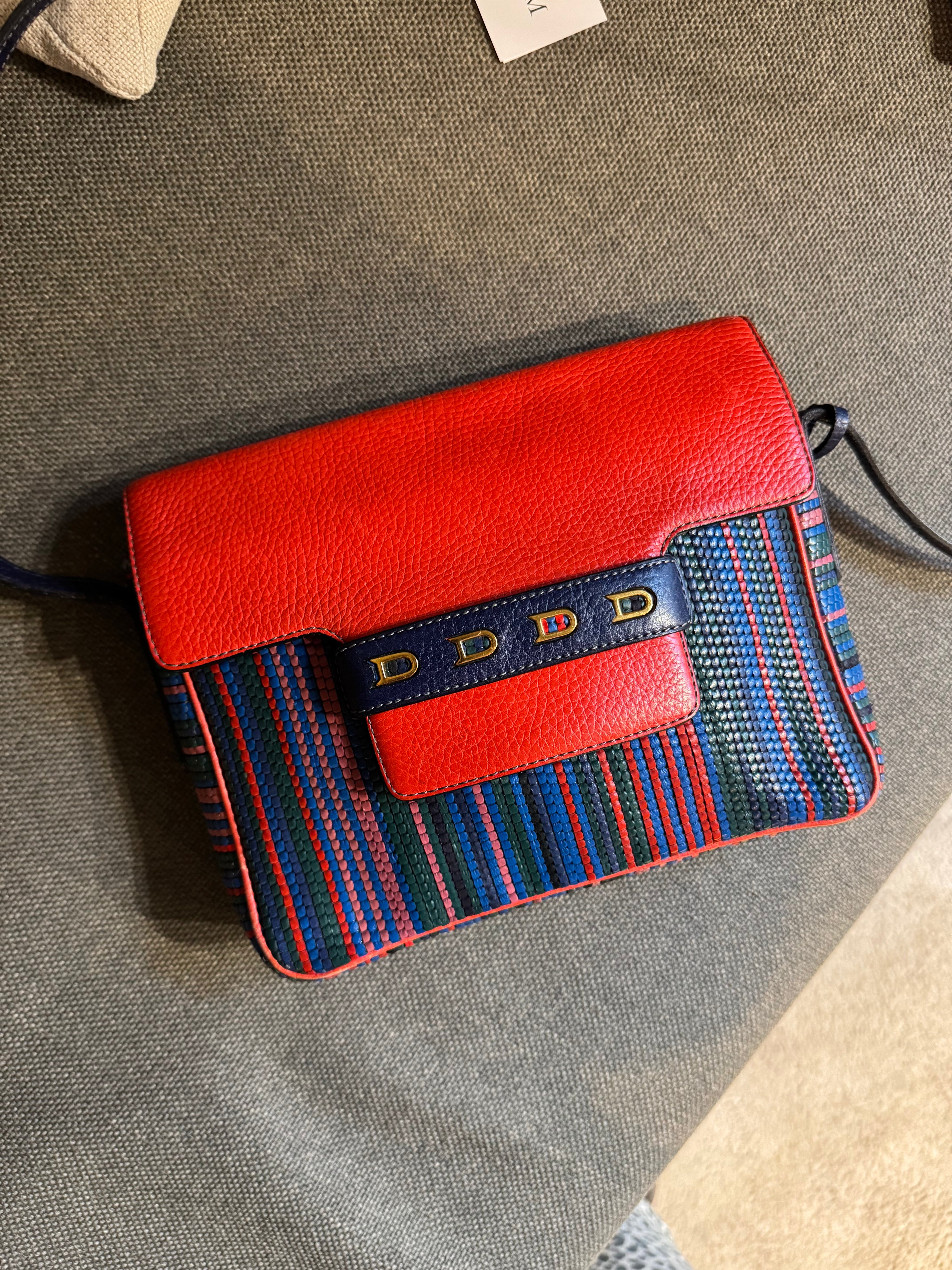 Delvaux Malbec Tressé Crossbody Bag