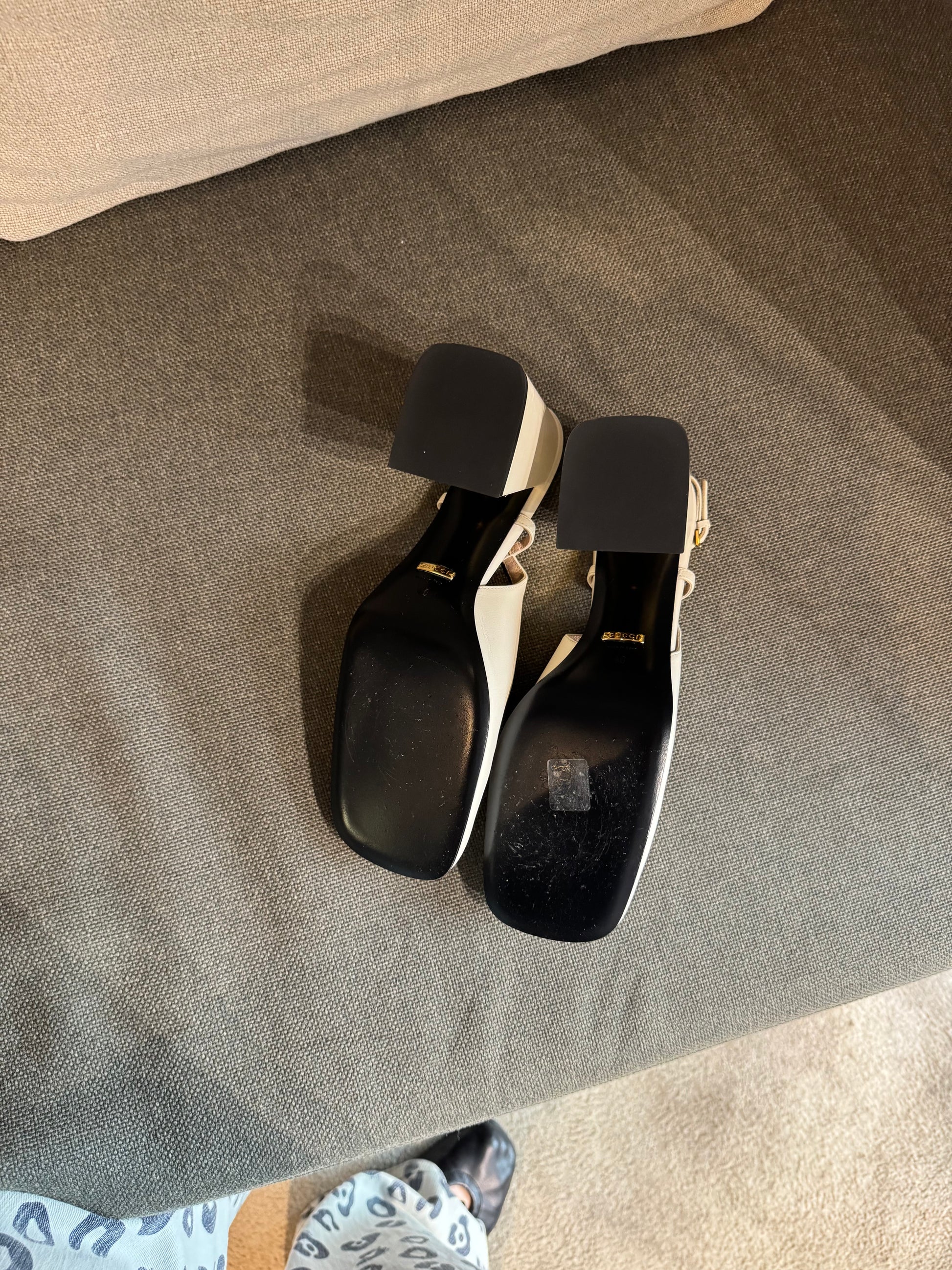 Gucci Horsebit Slingback Heels