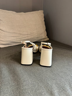 Gucci Horsebit Slingback Heels