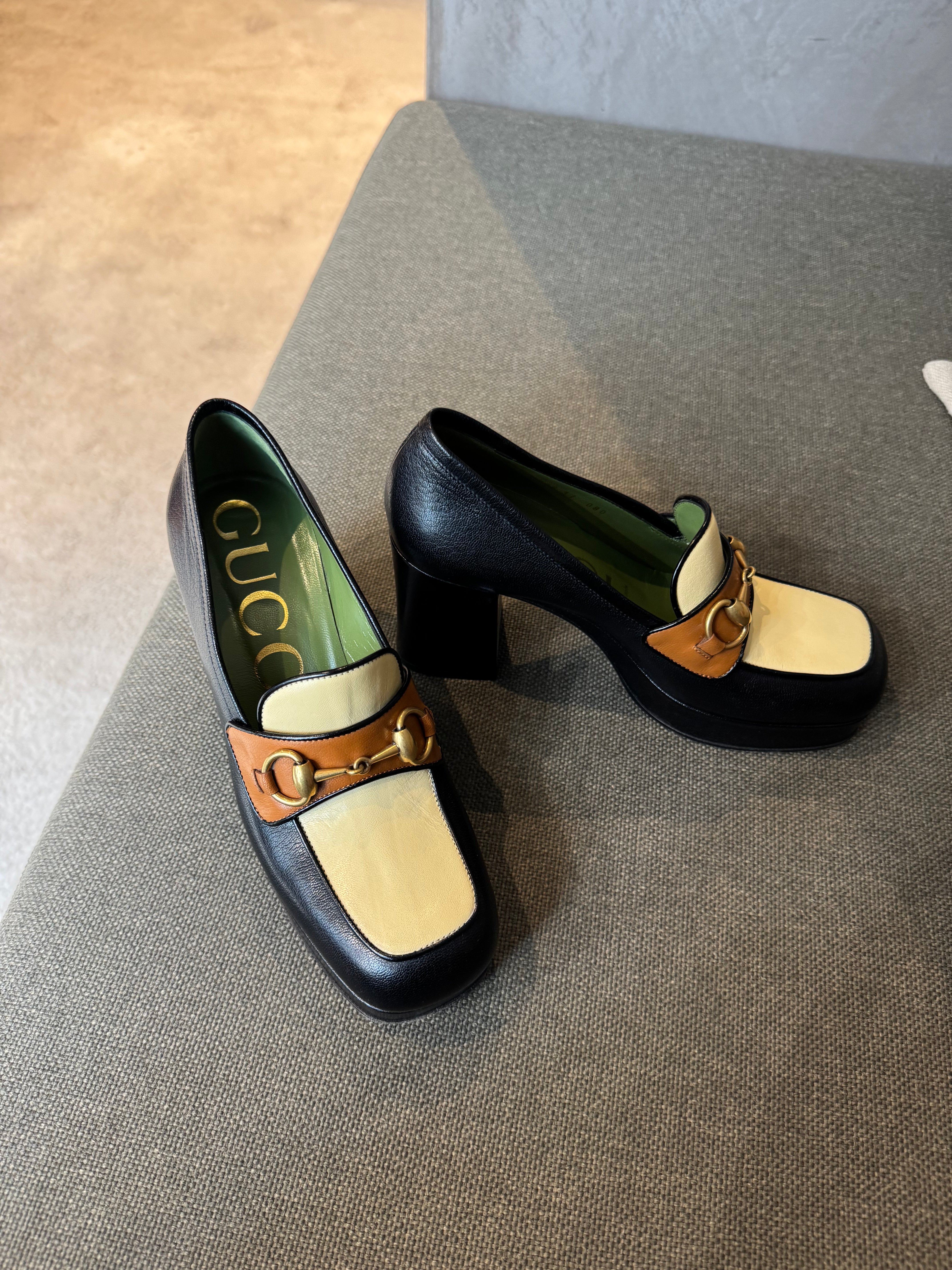 Gucci High Platform Moccasins
