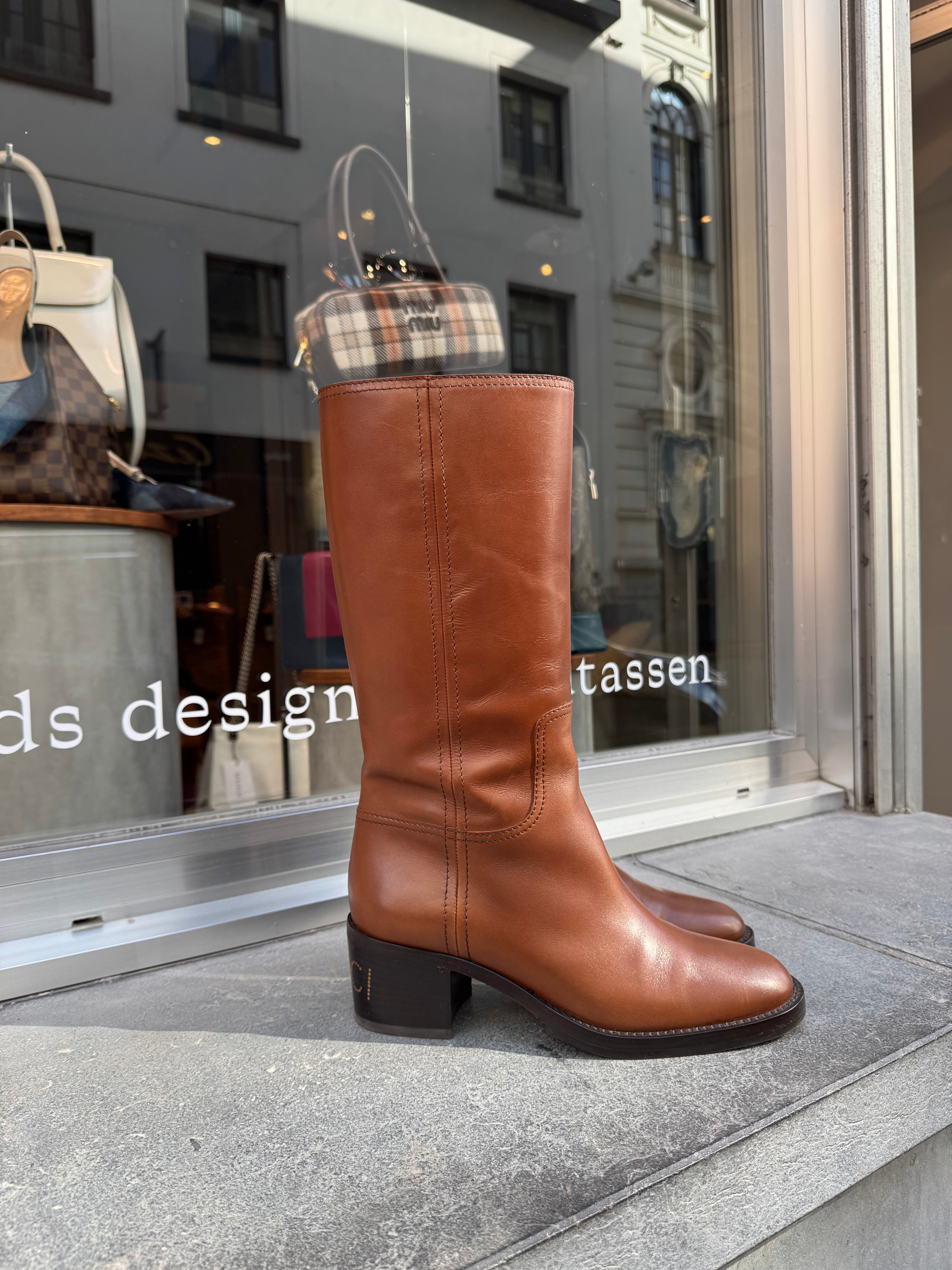 Gucci Leather Boots