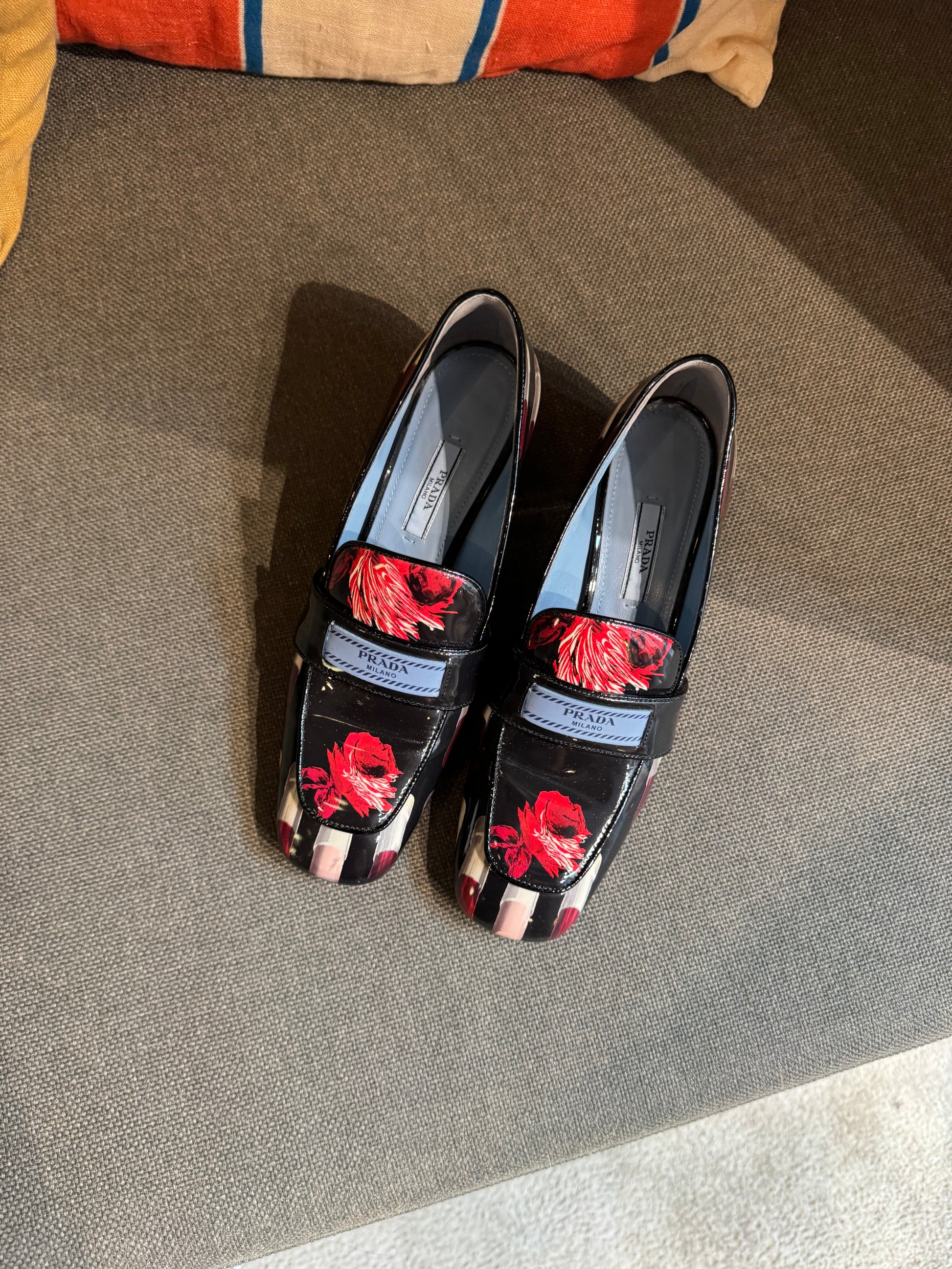 Prada Lipstick Loafers