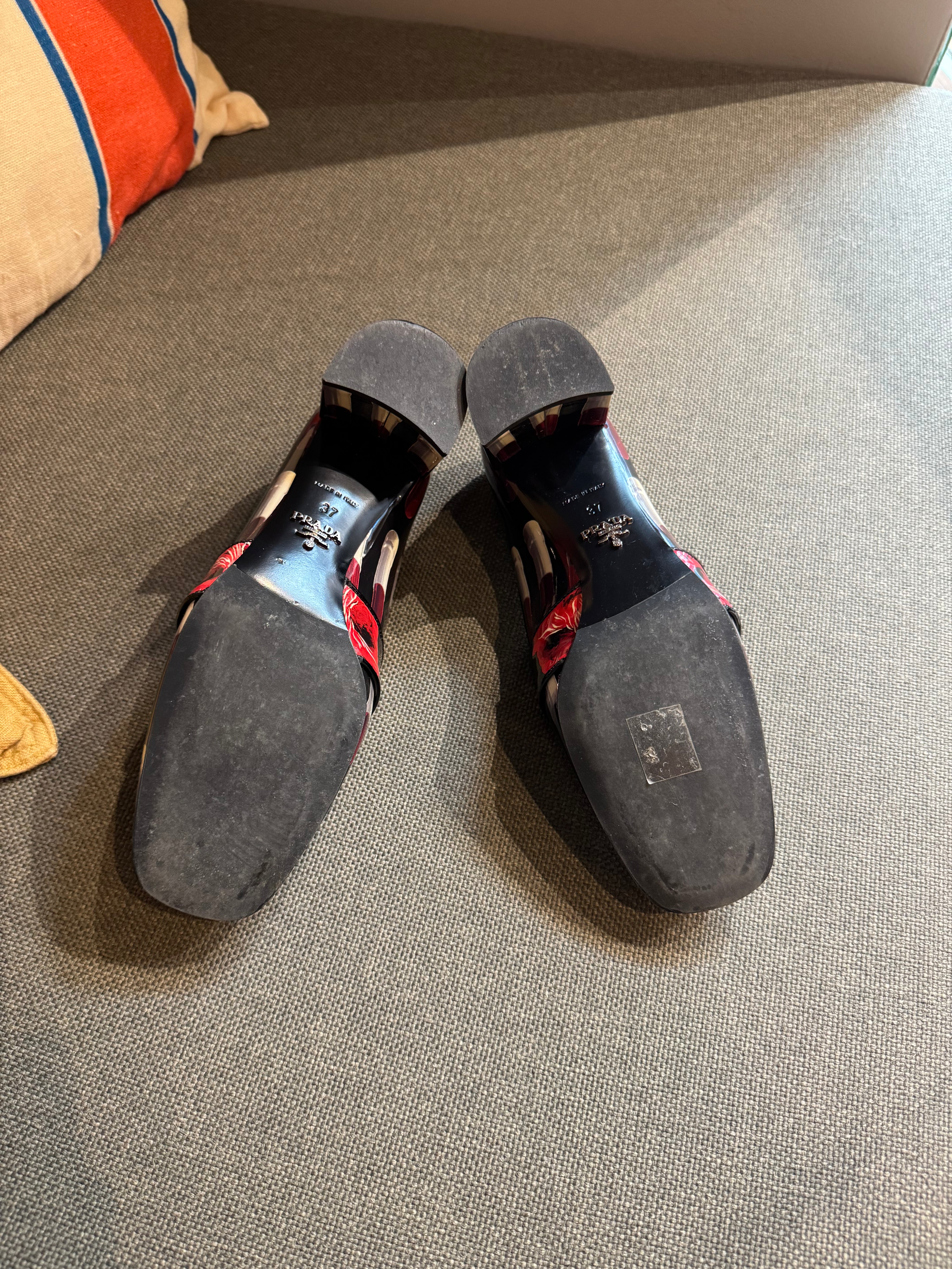 Prada Lipstick Loafers