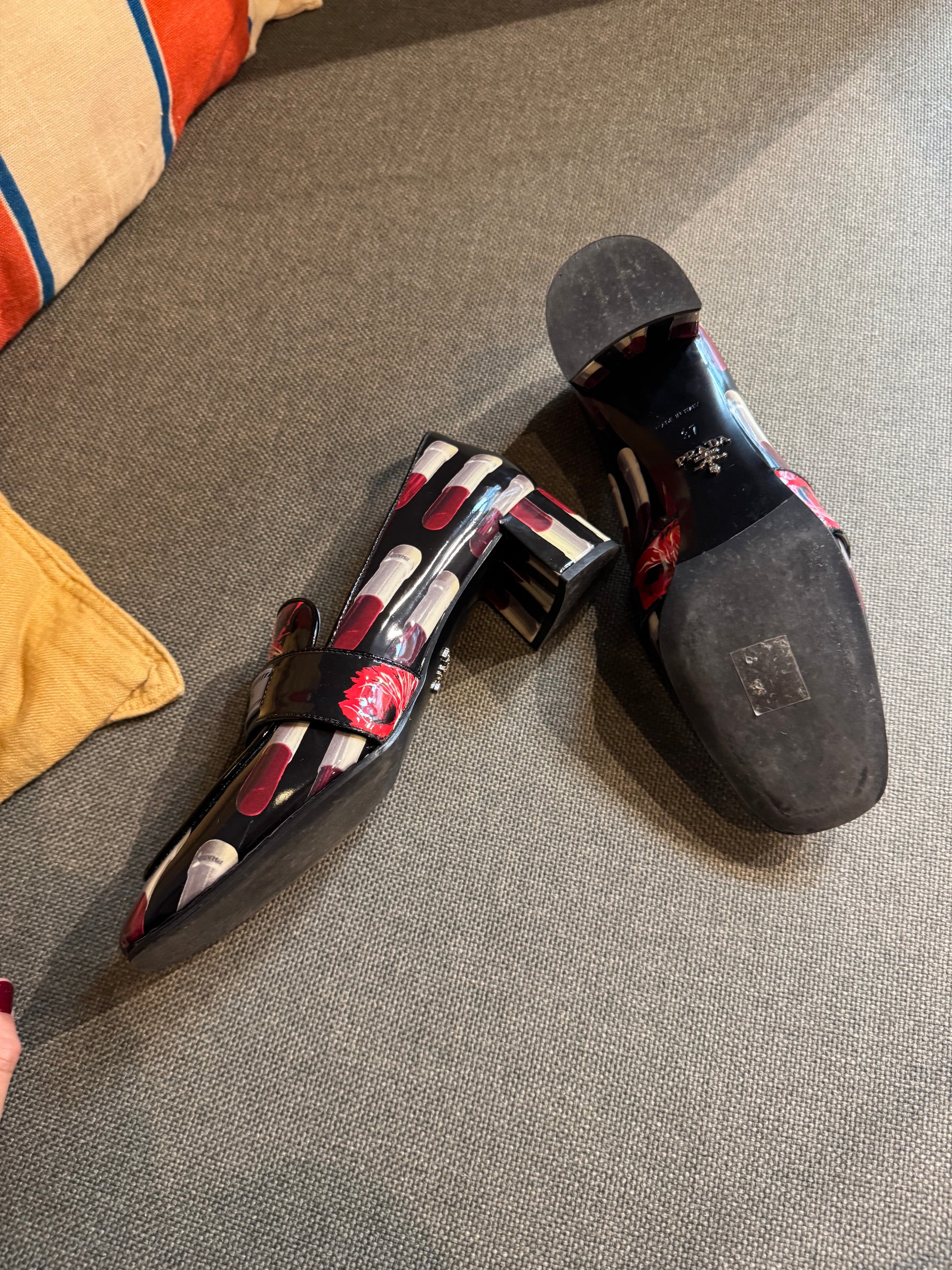 Prada Lipstick Loafers