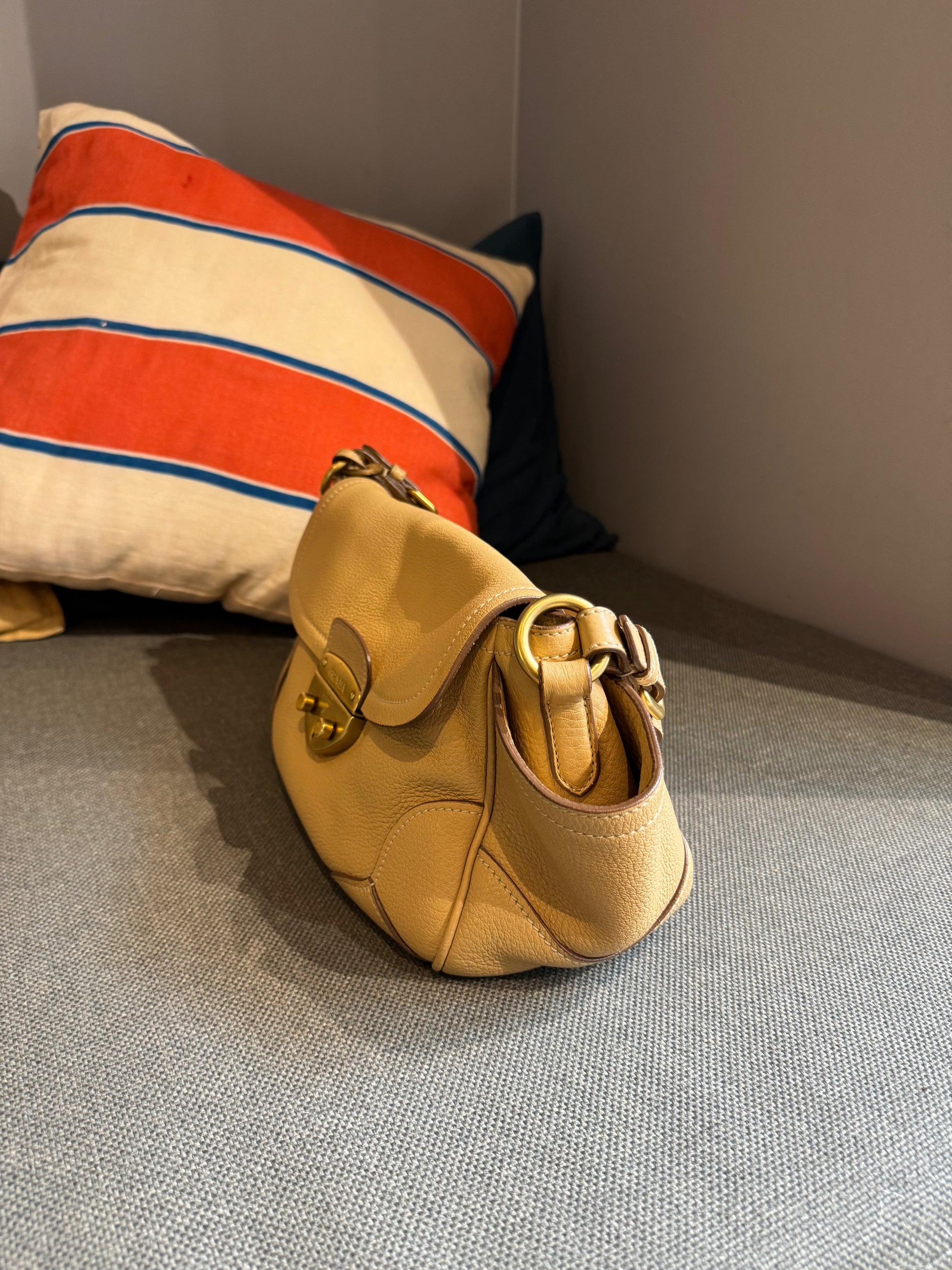 Prada Pushlock Shoulder Bag