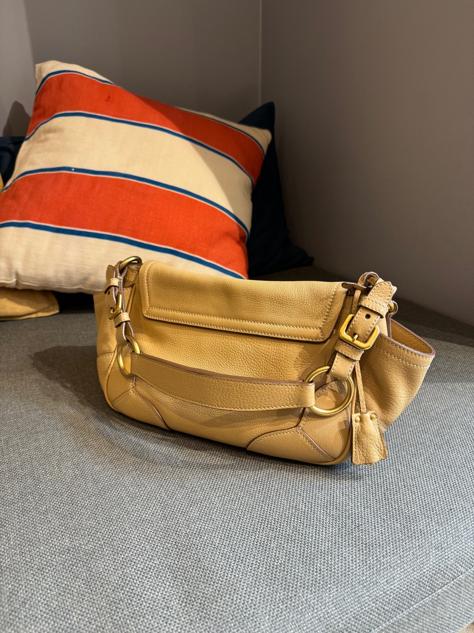 Prada Pushlock Shoulder Bag