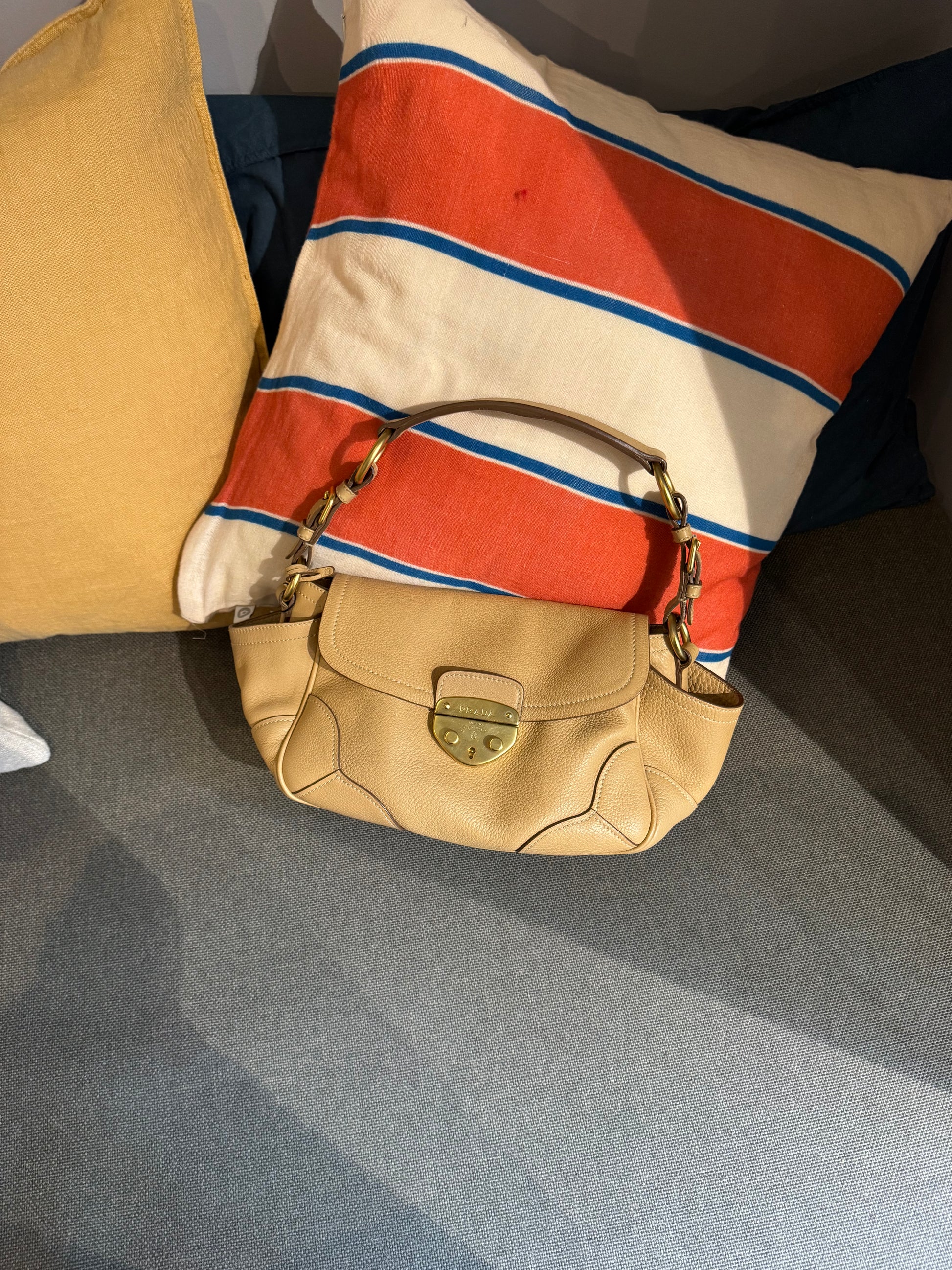Prada Pushlock Shoulder Bag
