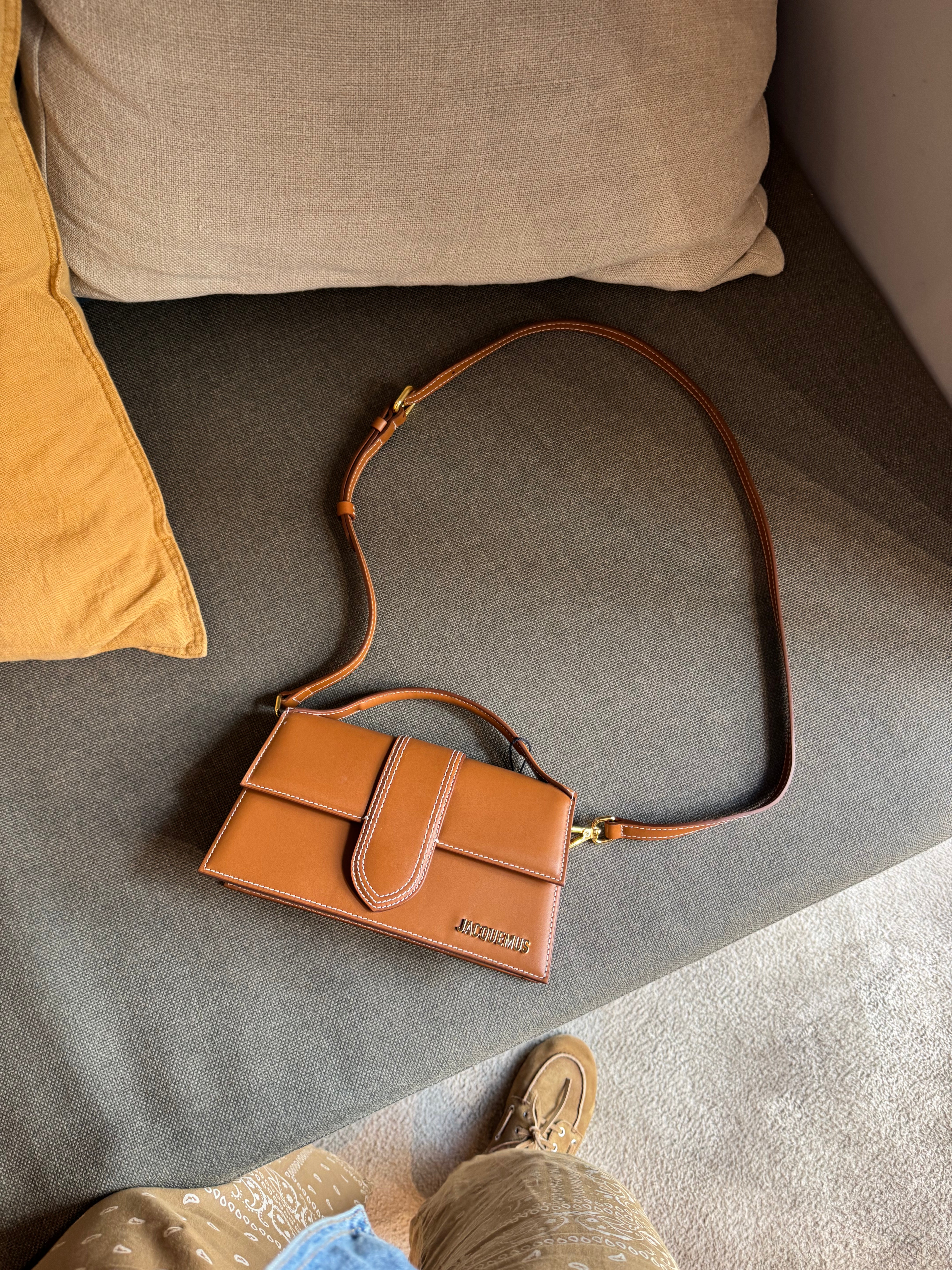 Jacquemus Camel Le Grand Bambino Bag