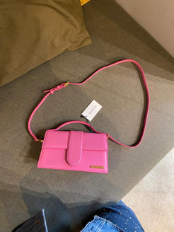 Jacquemus Pink Leather Le Grand Bambino Bag
